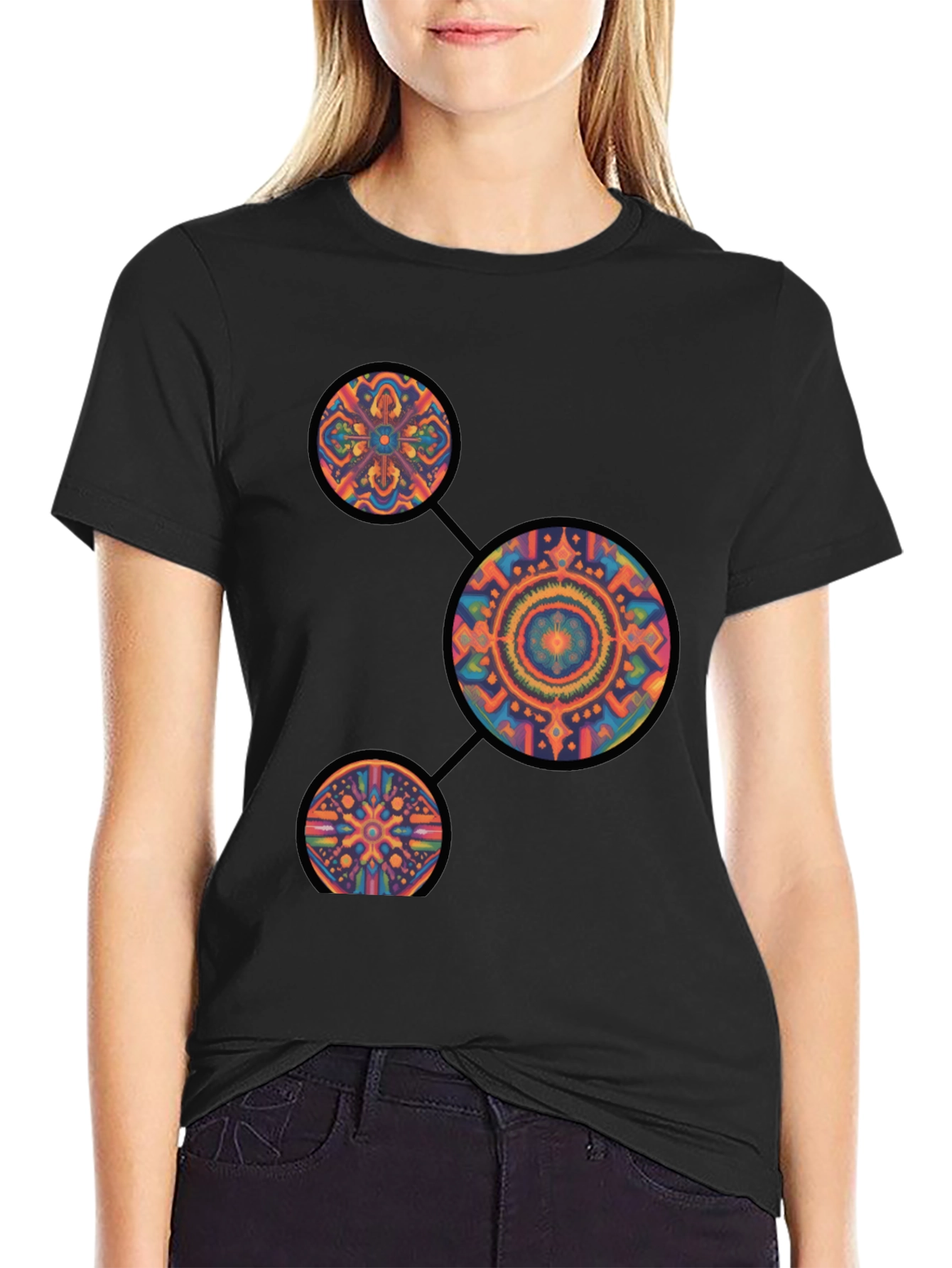 Psychedelic Mandala Graphic Tee