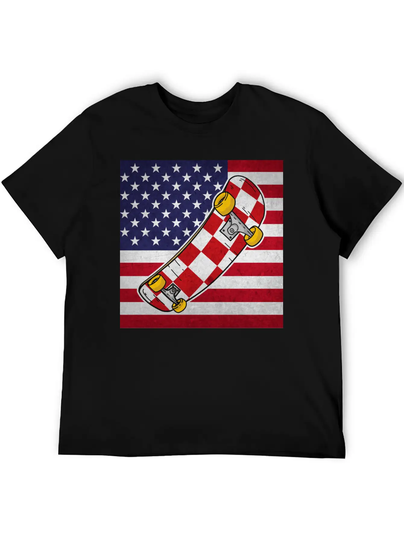 Skateboard Skater Lightweight Cotton T-Shirt – Daily Comfort Graphic Shirt