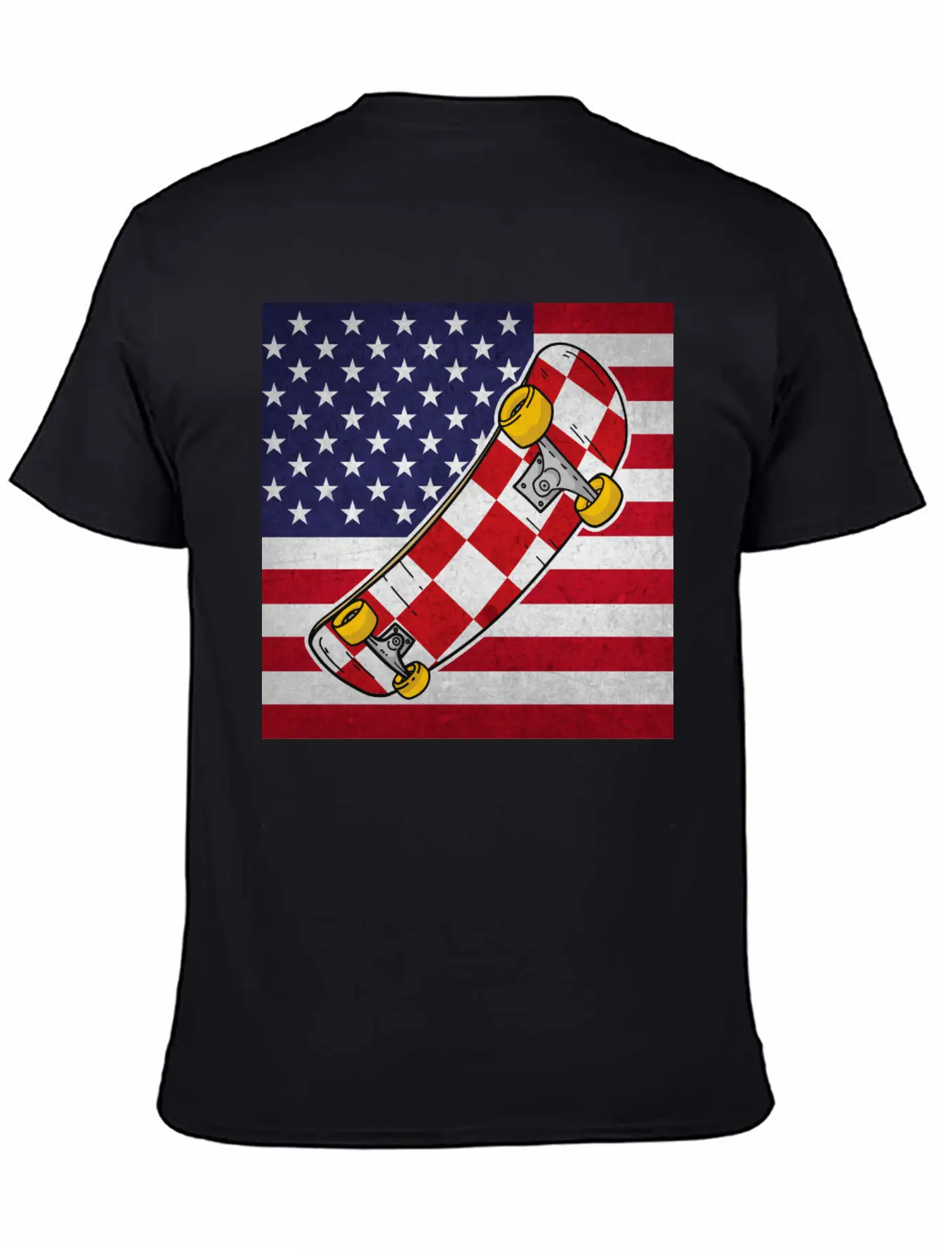 Skateboard Skater Lightweight Cotton T-Shirt – Daily Comfort Graphic Shirt