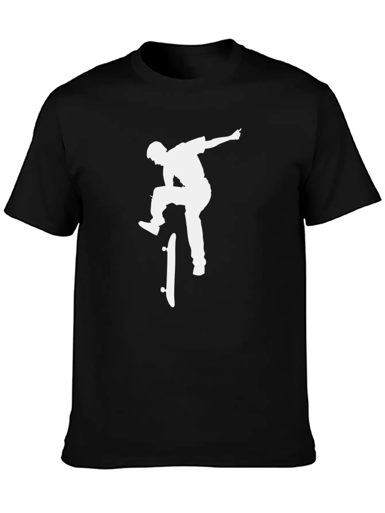 Skater Lightweight Cotton T-Shirt – Daily Comfort Graphic Shirt