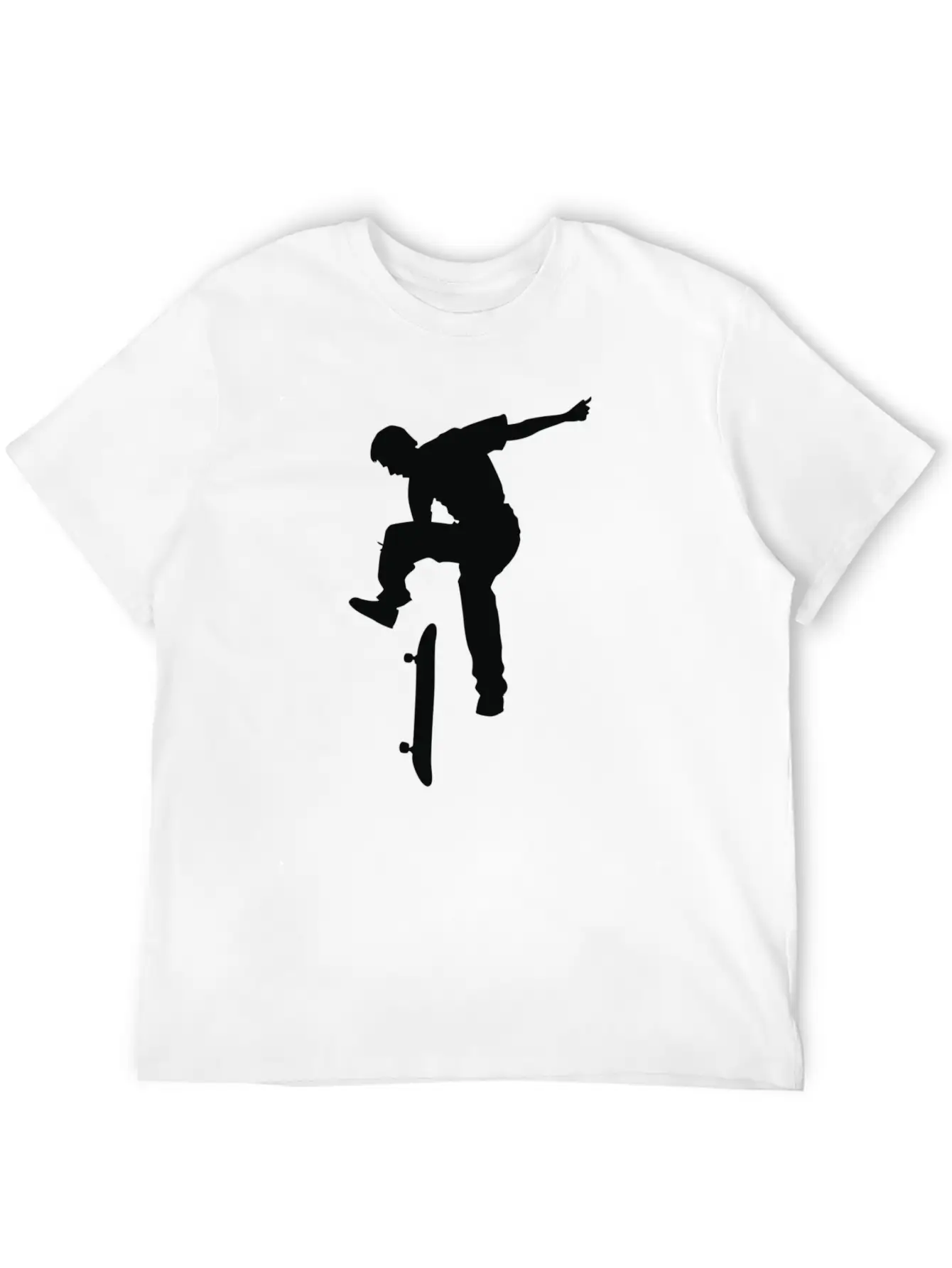 Skater Lightweight Cotton T-Shirt – Daily Comfort Graphic Shirt