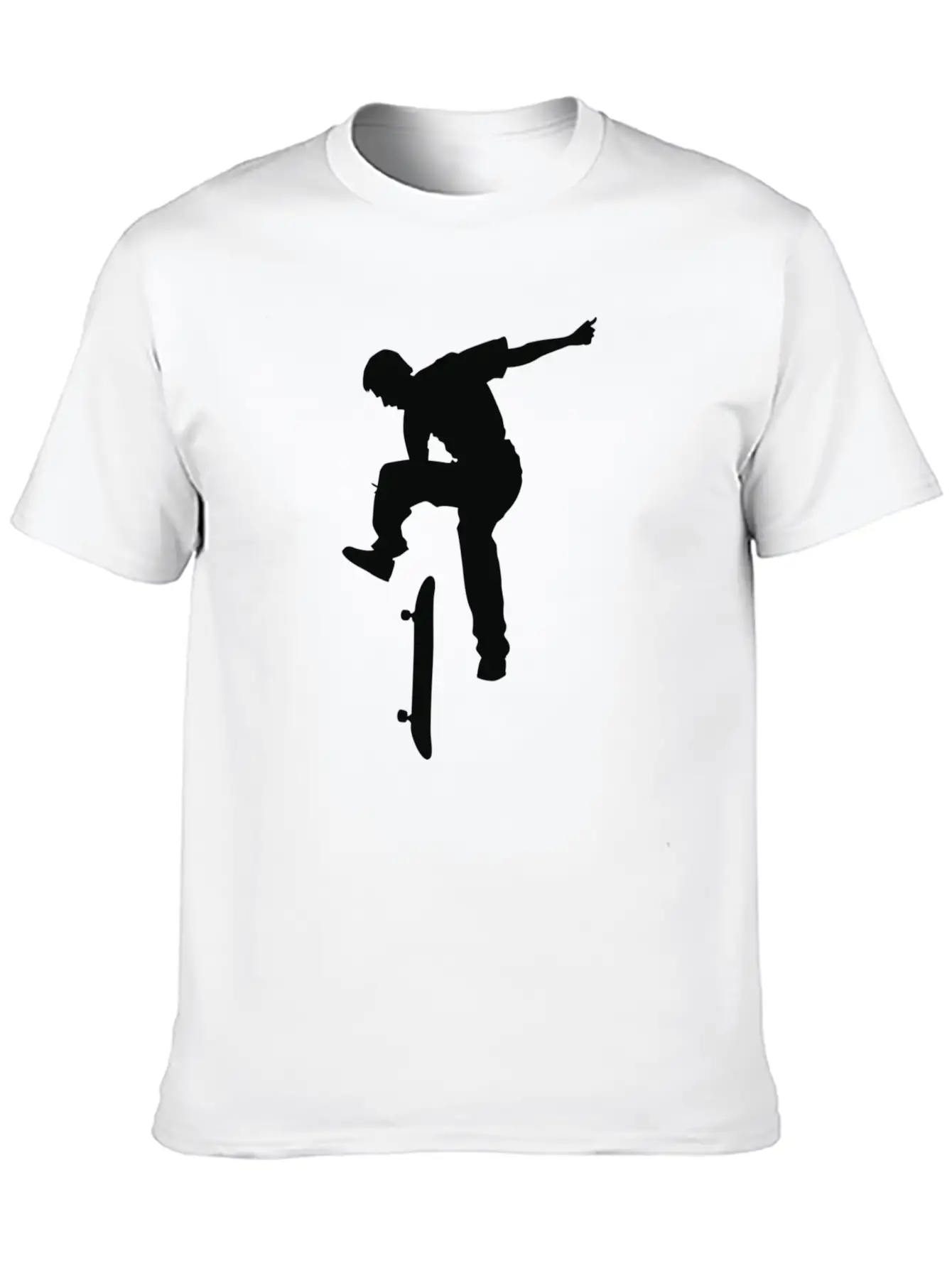 Skater Lightweight Cotton T-Shirt – Daily Comfort Graphic Shirt