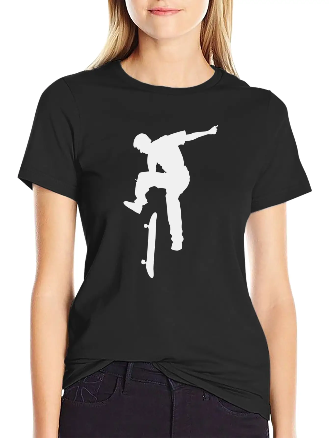 Skater Lightweight Cotton T-Shirt – Daily Comfort Graphic Shirt