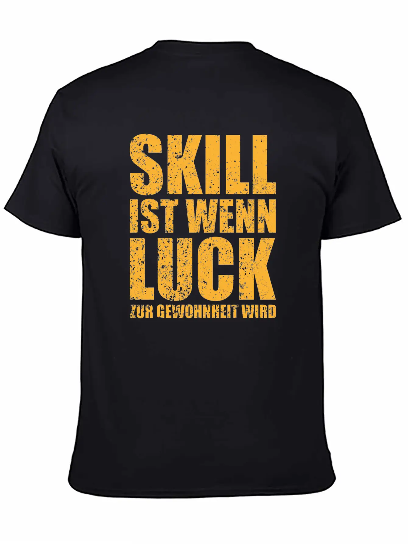 Skill Is A Gift When Luck Becomes A Habit Lightweight Cotton T-Shirt – Daily Comfort Graphic Shirt