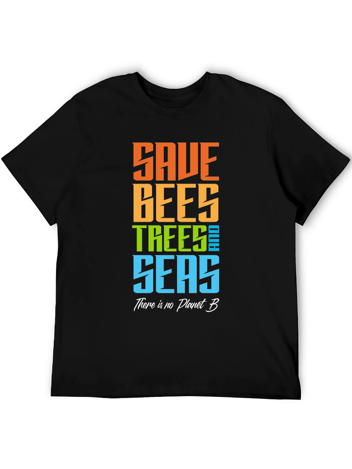 Save Bees Trees Seas Graphic T-Shirt