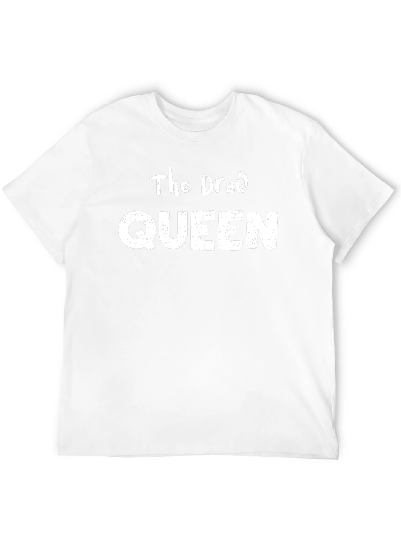 The Draw Queen Black Cotton Graphic Tee