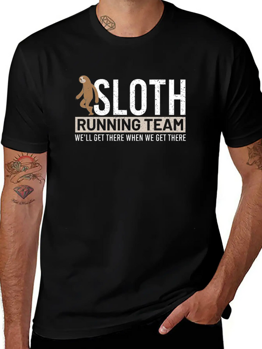 Sloth Tired Lazy Sleep Lightweight Cotton T-Shirt – Daily Comfort Graphic Shirt