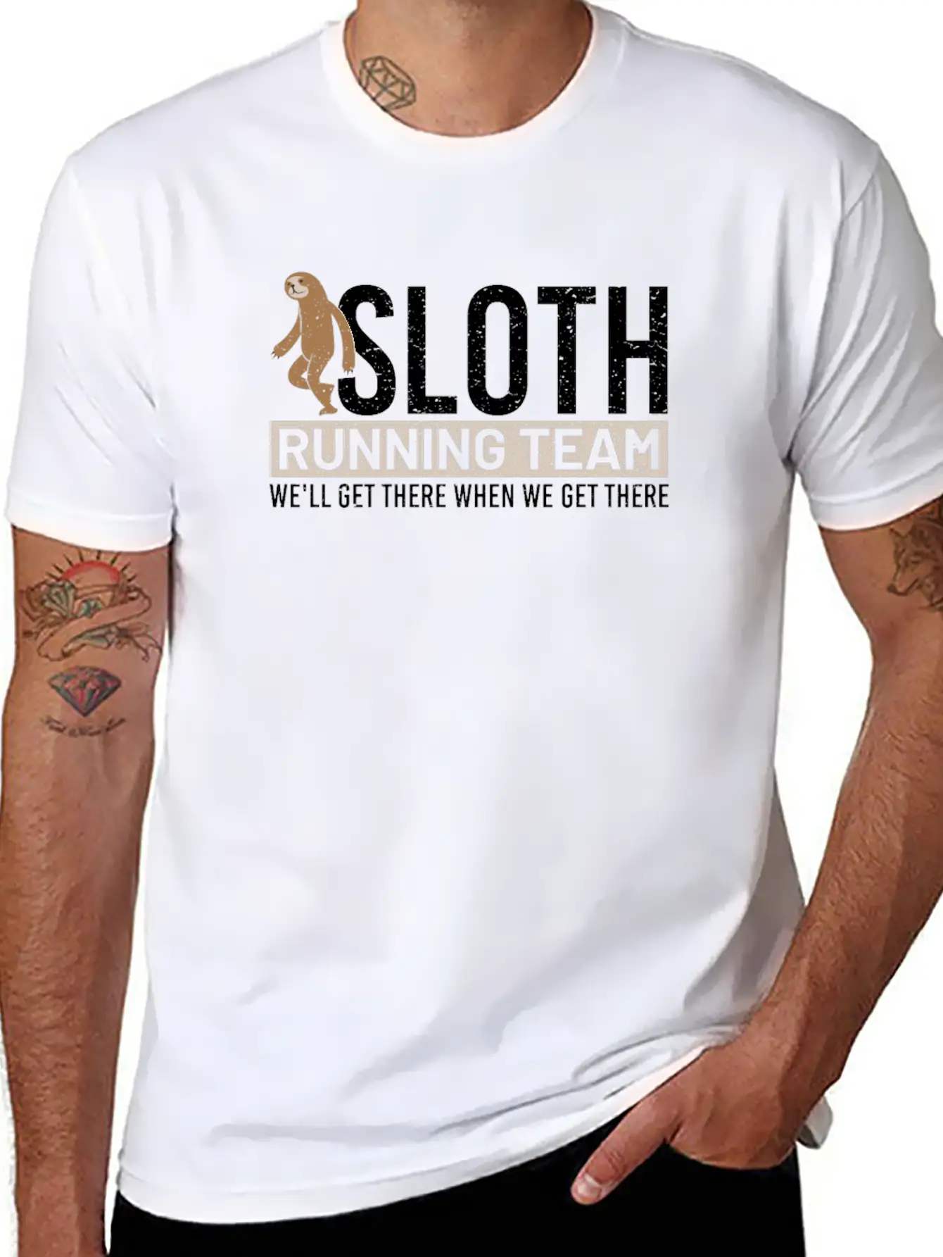 Sloth Tired Lazy Sleep Lightweight Cotton T-Shirt – Daily Comfort Graphic Shirt