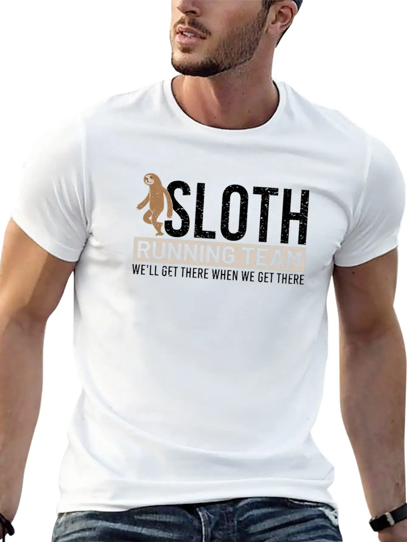 Sloth Tired Lazy Sleep Lightweight Cotton T-Shirt – Daily Comfort Graphic Shirt