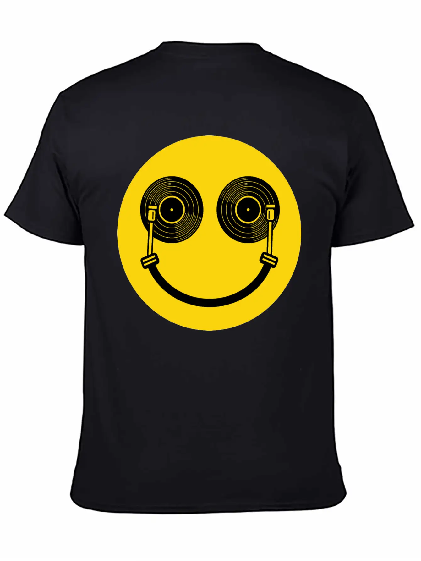 Smile DJ Lightweight Cotton T-Shirt – Daily Comfort Graphic Shirt