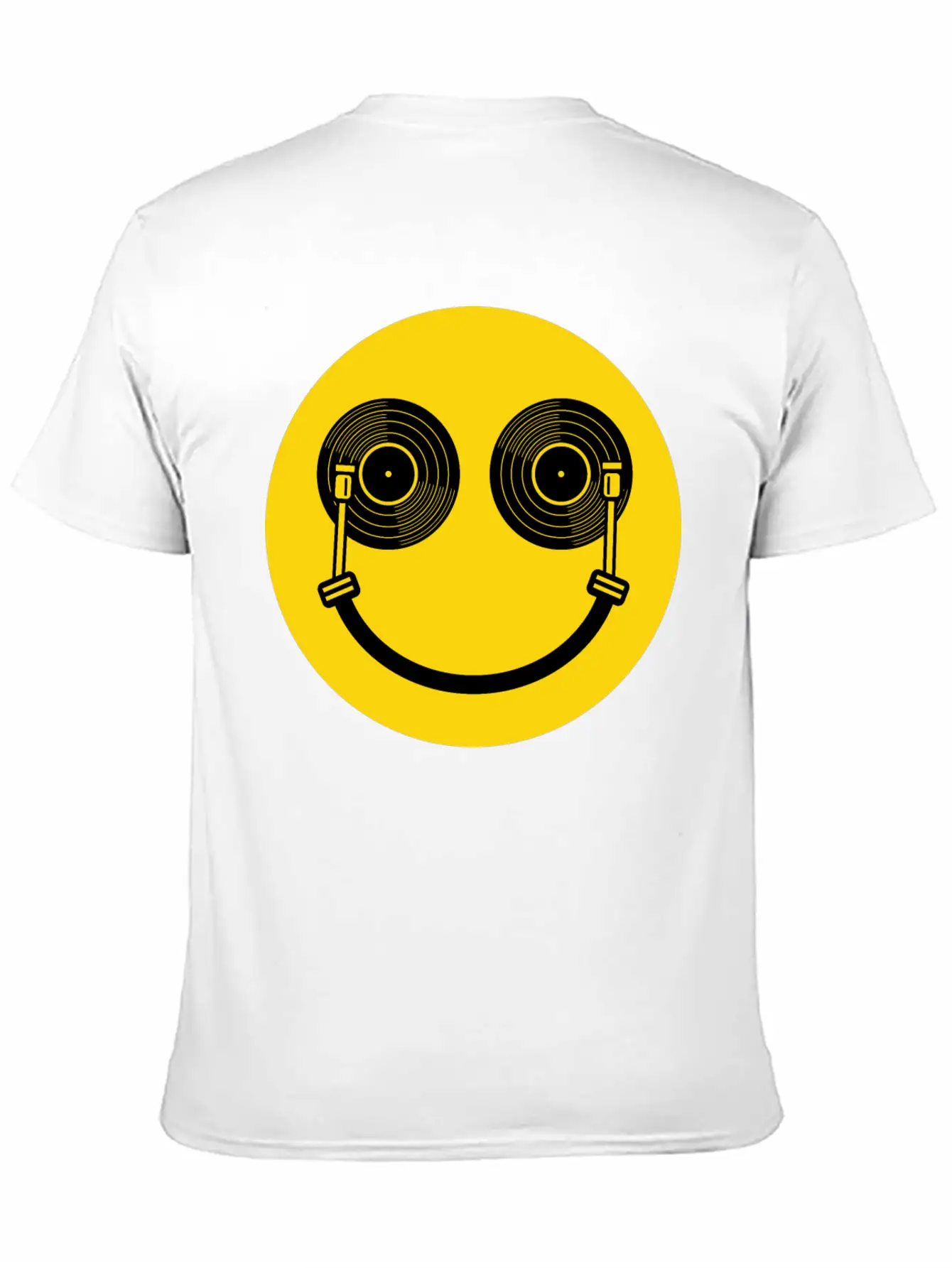 Smile DJ Lightweight Cotton T-Shirt – Daily Comfort Graphic Shirt
