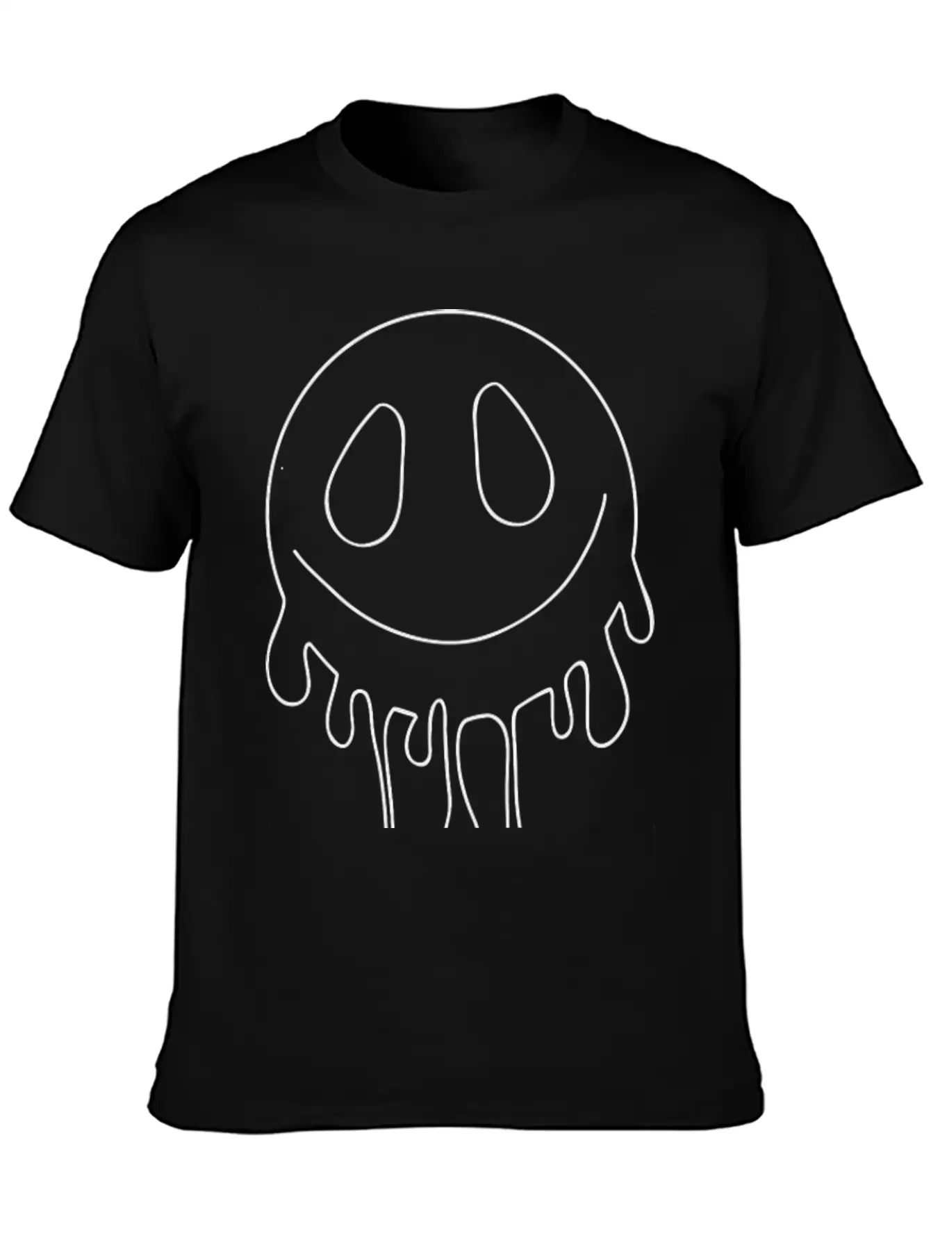 Smiley Lightweight Cotton T-Shirt – Daily Comfort Graphic Shirt