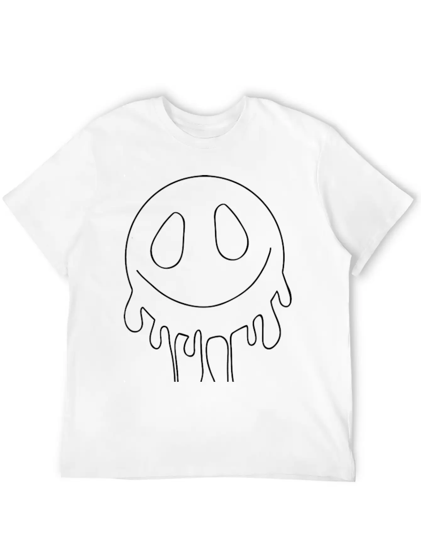 Smiley Lightweight Cotton T-Shirt – Daily Comfort Graphic Shirt