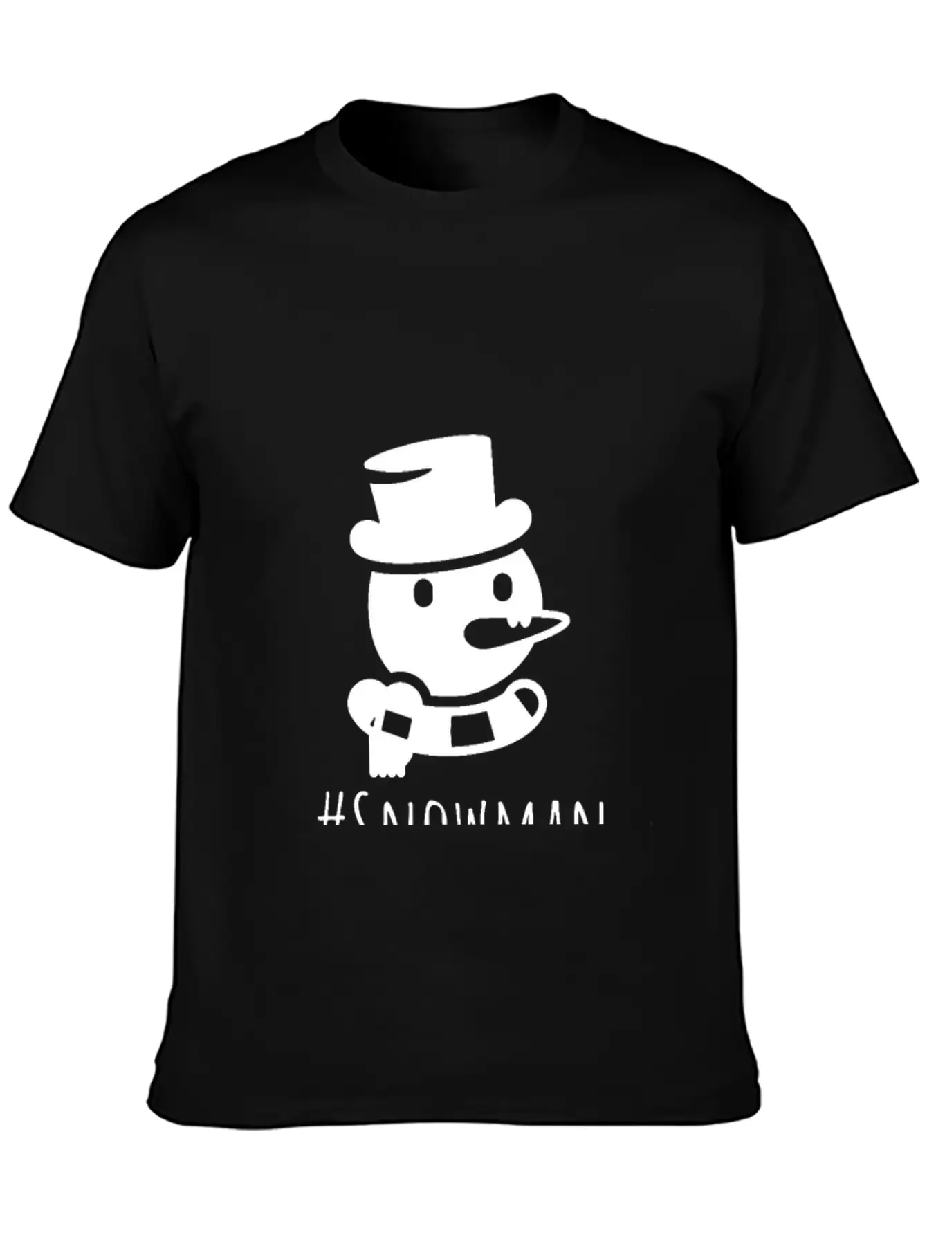 Snowman Lightweight Cotton T-Shirt – Daily Comfort Graphic Shirt