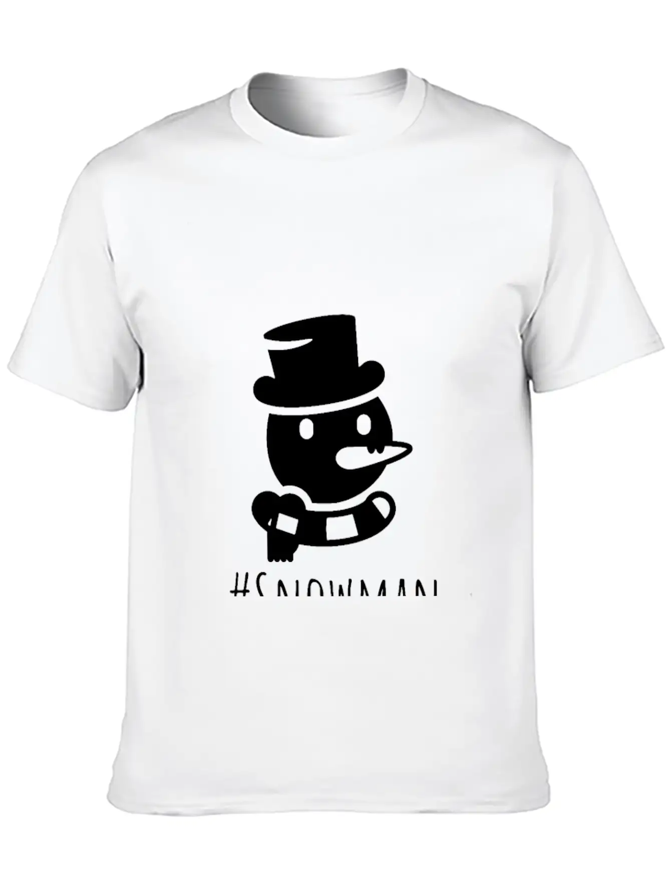 Snowman Lightweight Cotton T-Shirt – Daily Comfort Graphic Shirt