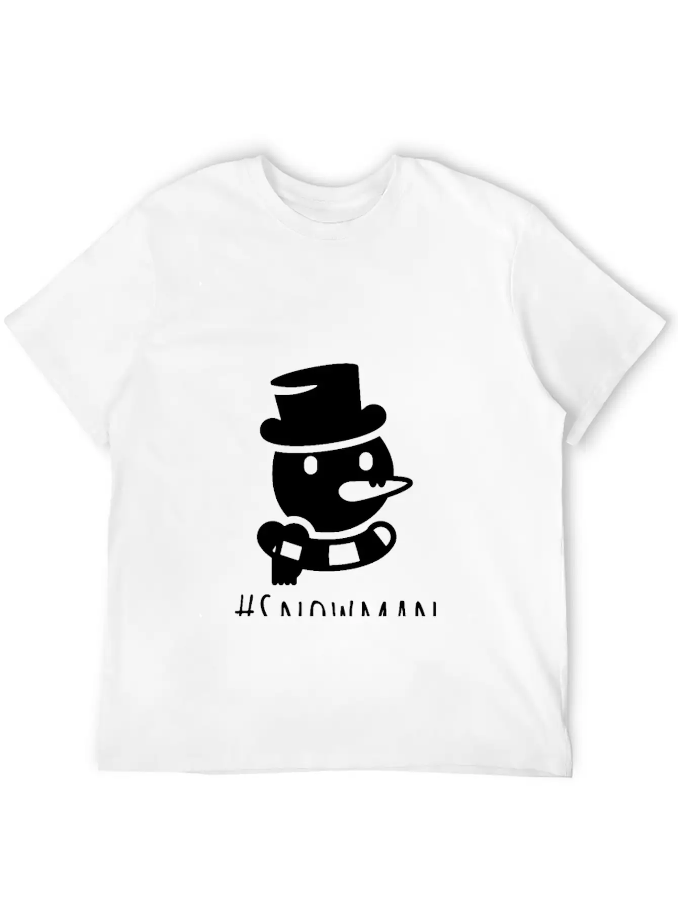 Snowman Lightweight Cotton T-Shirt – Daily Comfort Graphic Shirt