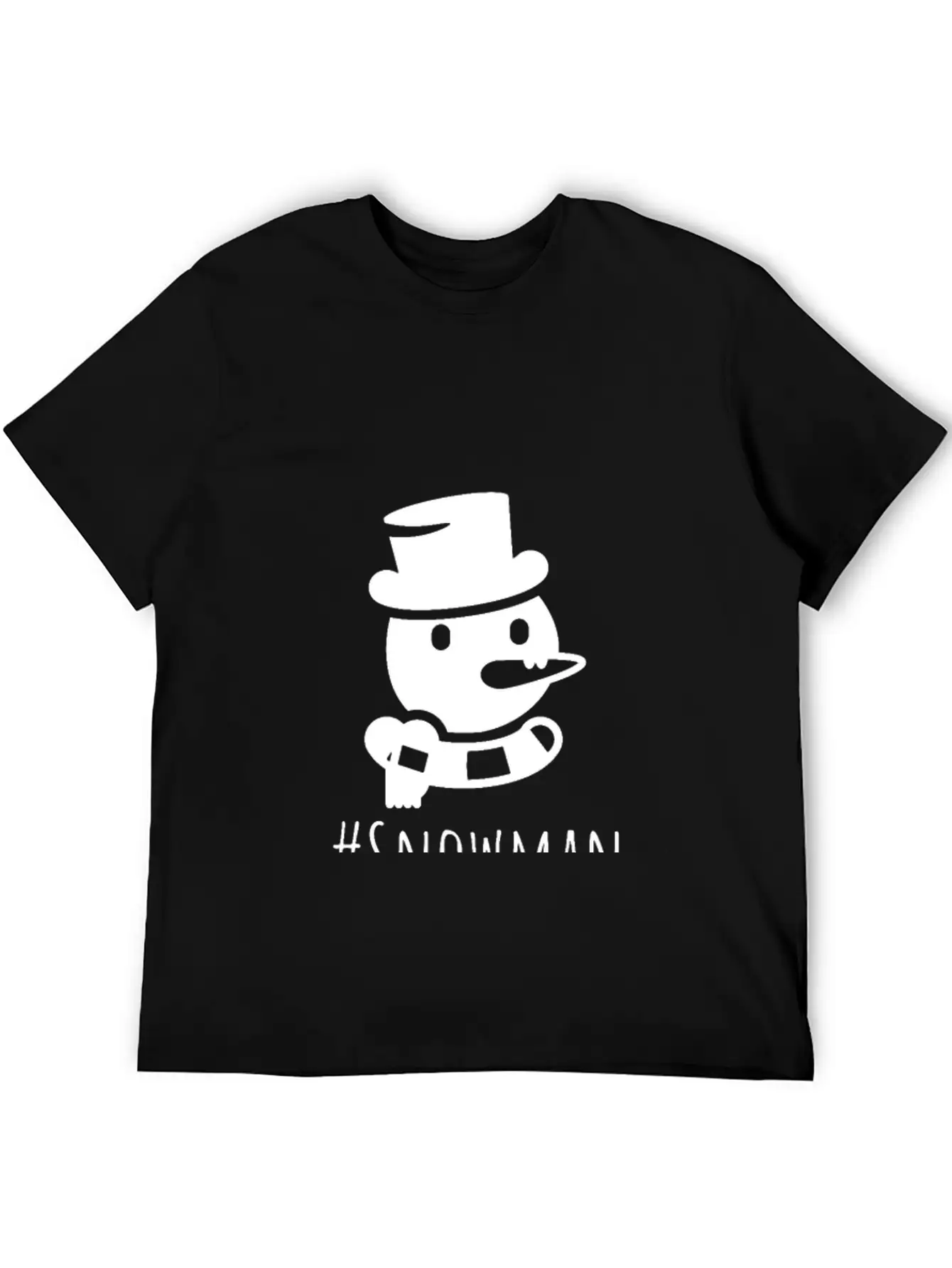 Snowman Lightweight Cotton T-Shirt – Daily Comfort Graphic Shirt