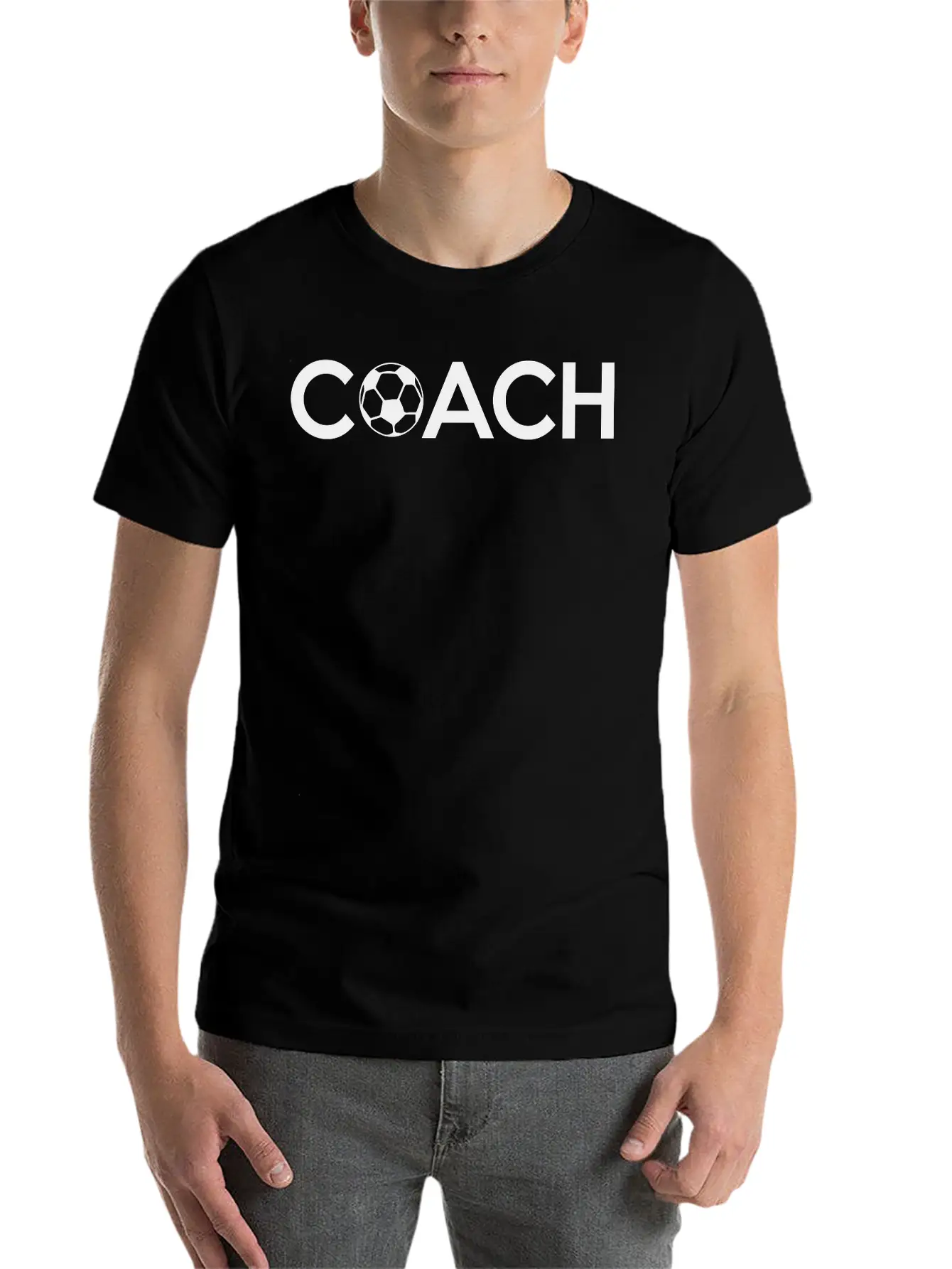 Soccer Coach Lightweight Cotton T-Shirt – Daily Comfort Graphic Shirt