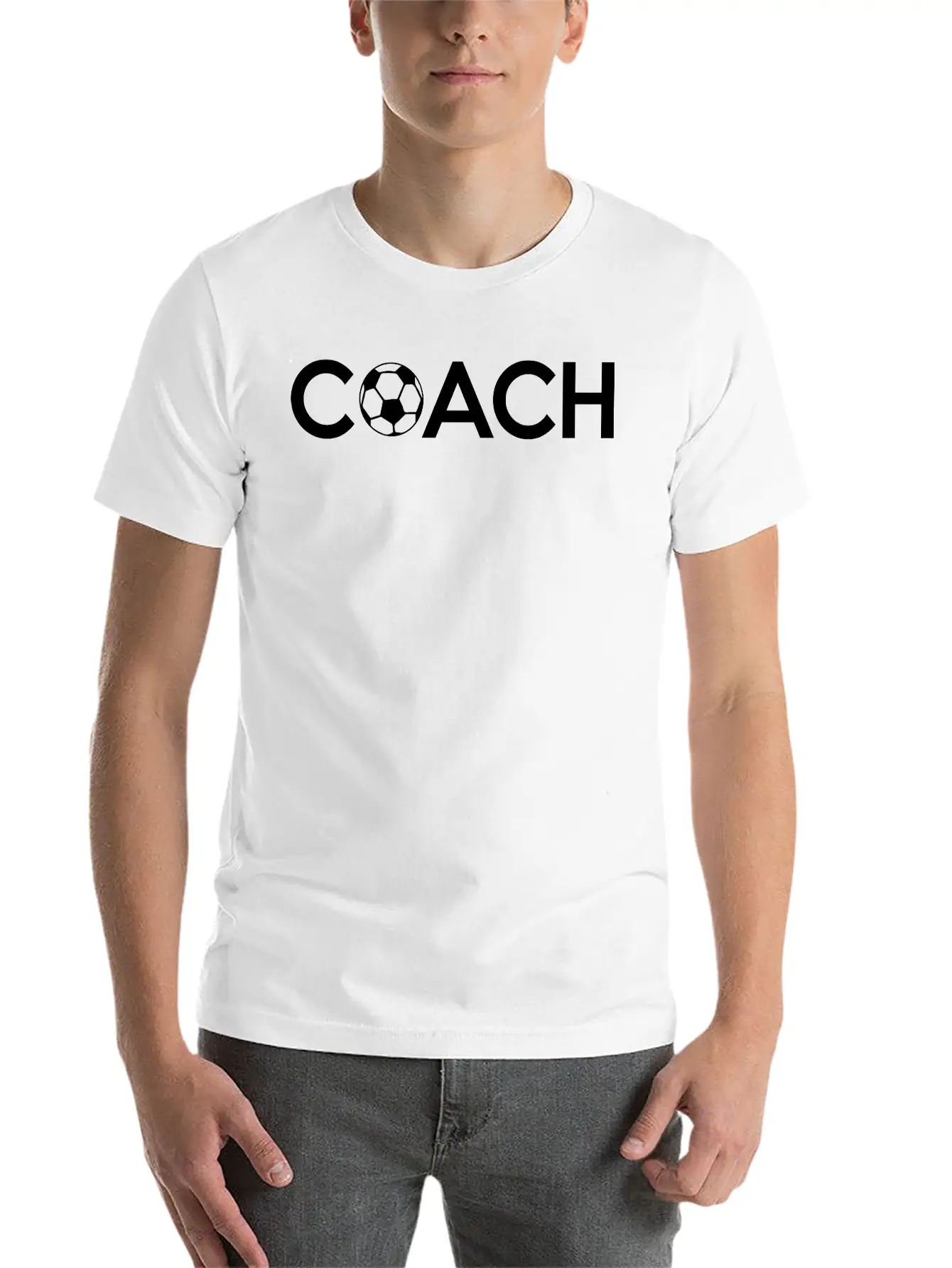 Soccer Coach Lightweight Cotton T-Shirt – Daily Comfort Graphic Shirt