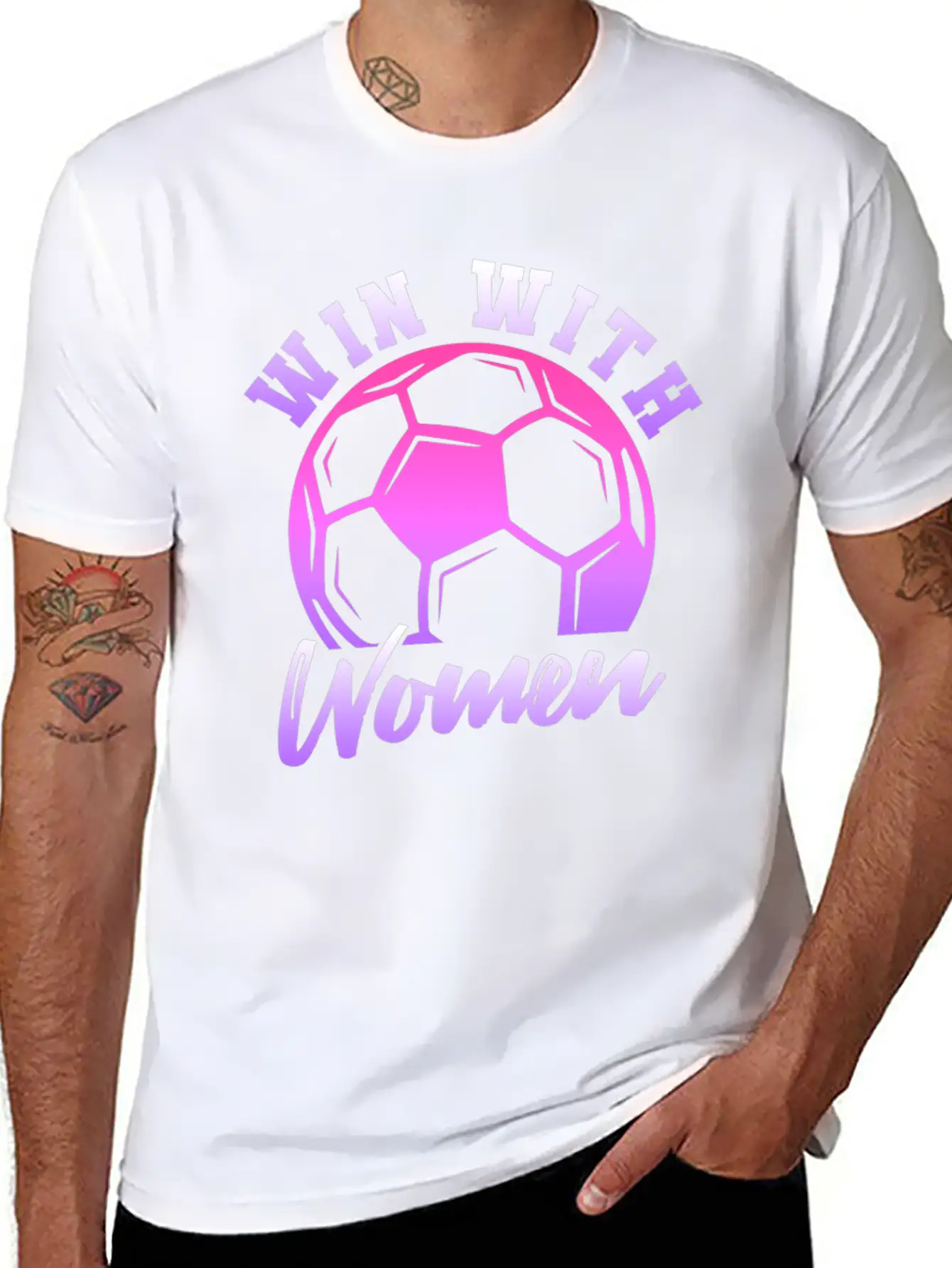 Soccer Girl Team Outfit For Players + Fans Lightweight Cotton T-Shirt – Daily Comfort Graphic Shirt