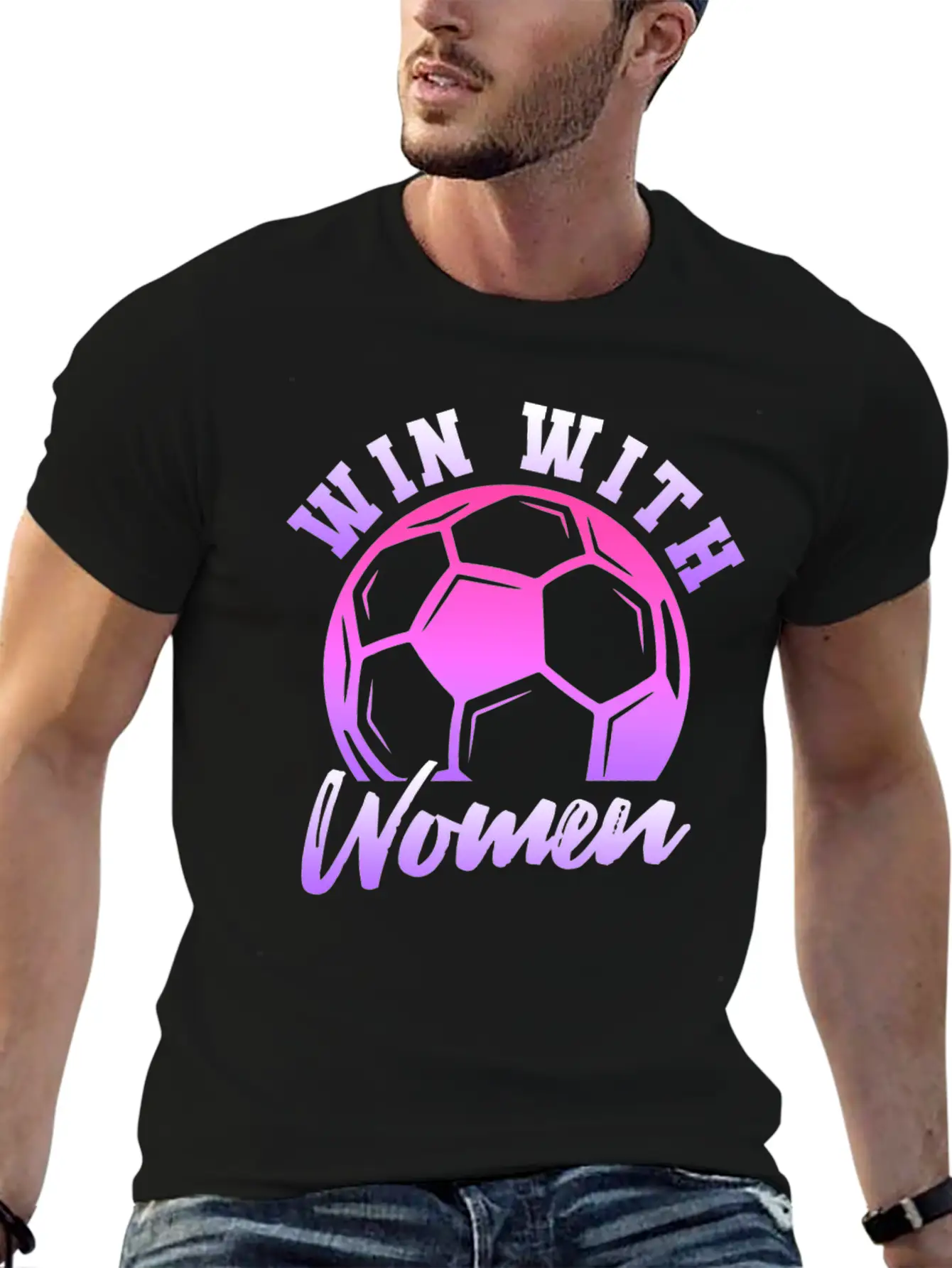 Soccer Girl Team Outfit For Players + Fans Lightweight Cotton T-Shirt – Daily Comfort Graphic Shirt