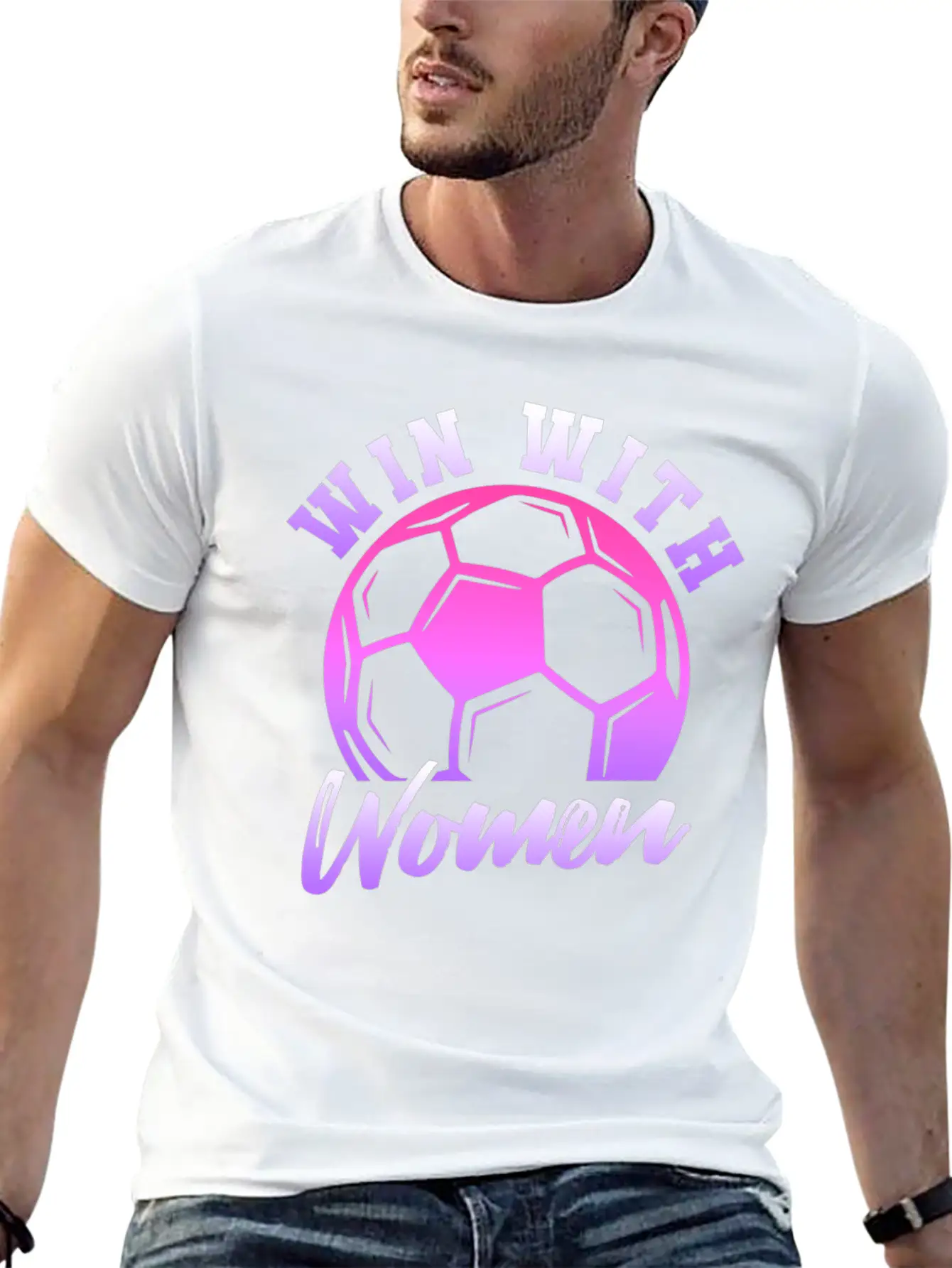 Soccer Girl Team Outfit For Players + Fans Lightweight Cotton T-Shirt – Daily Comfort Graphic Shirt
