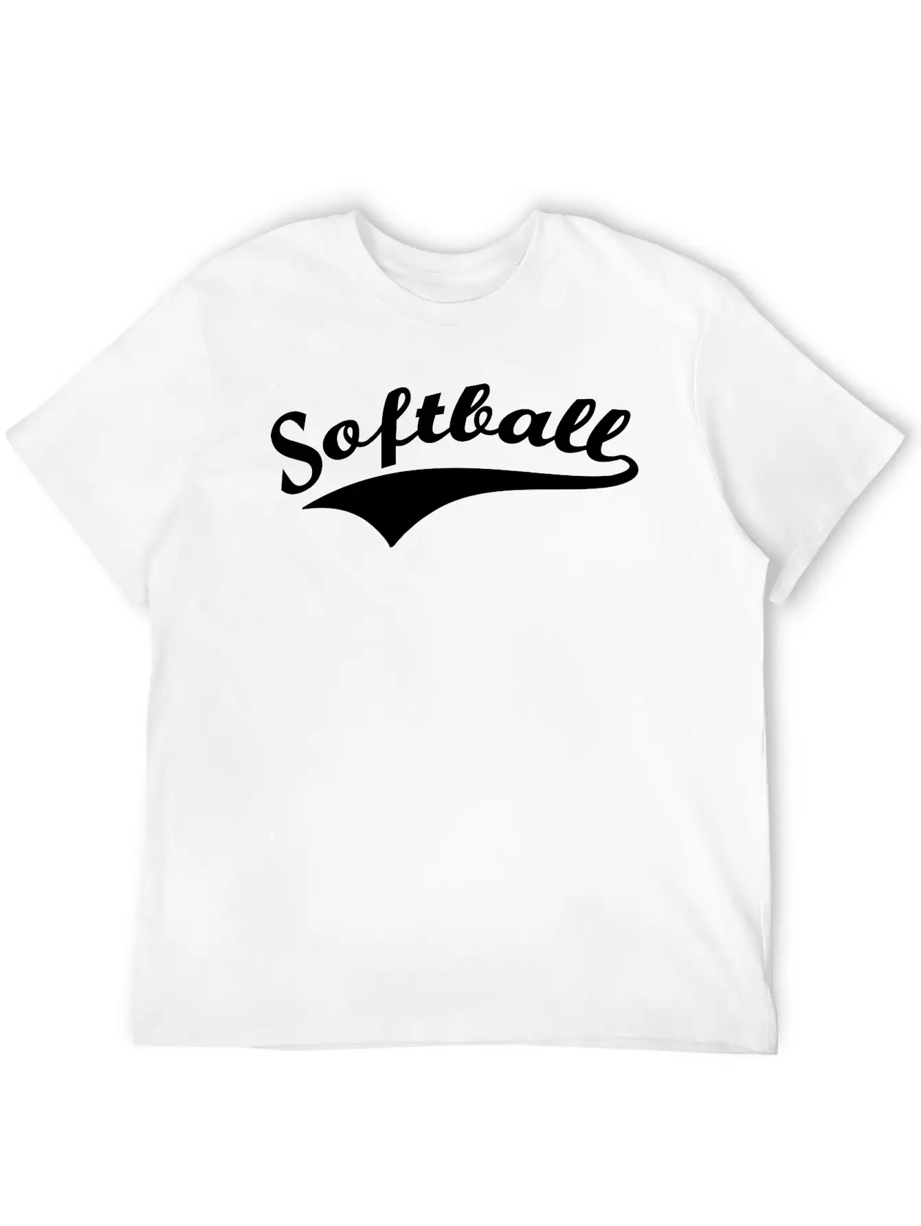 Softball Lettering Lightweight Cotton T-Shirt – Daily Comfort Graphic Shirt