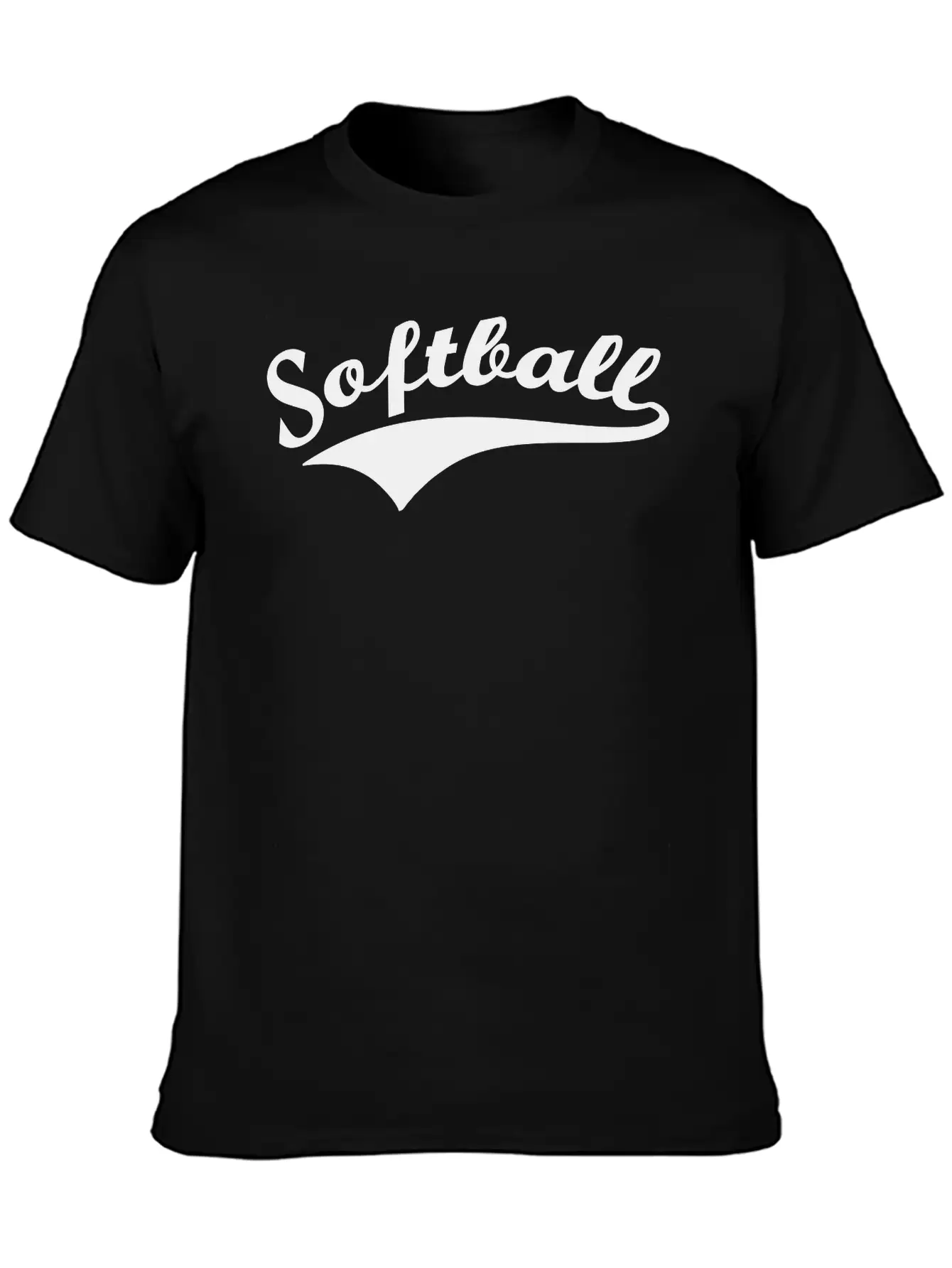 Softball Lettering Lightweight Cotton T-Shirt – Daily Comfort Graphic Shirt