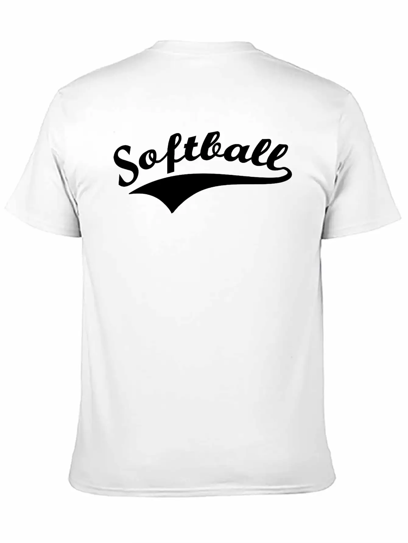 Softball Lettering Lightweight Cotton T-Shirt – Daily Comfort Graphic Shirt