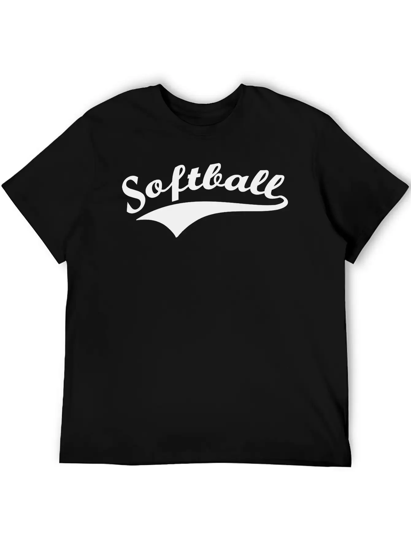 Softball Lettering Lightweight Cotton T-Shirt – Daily Comfort Graphic Shirt