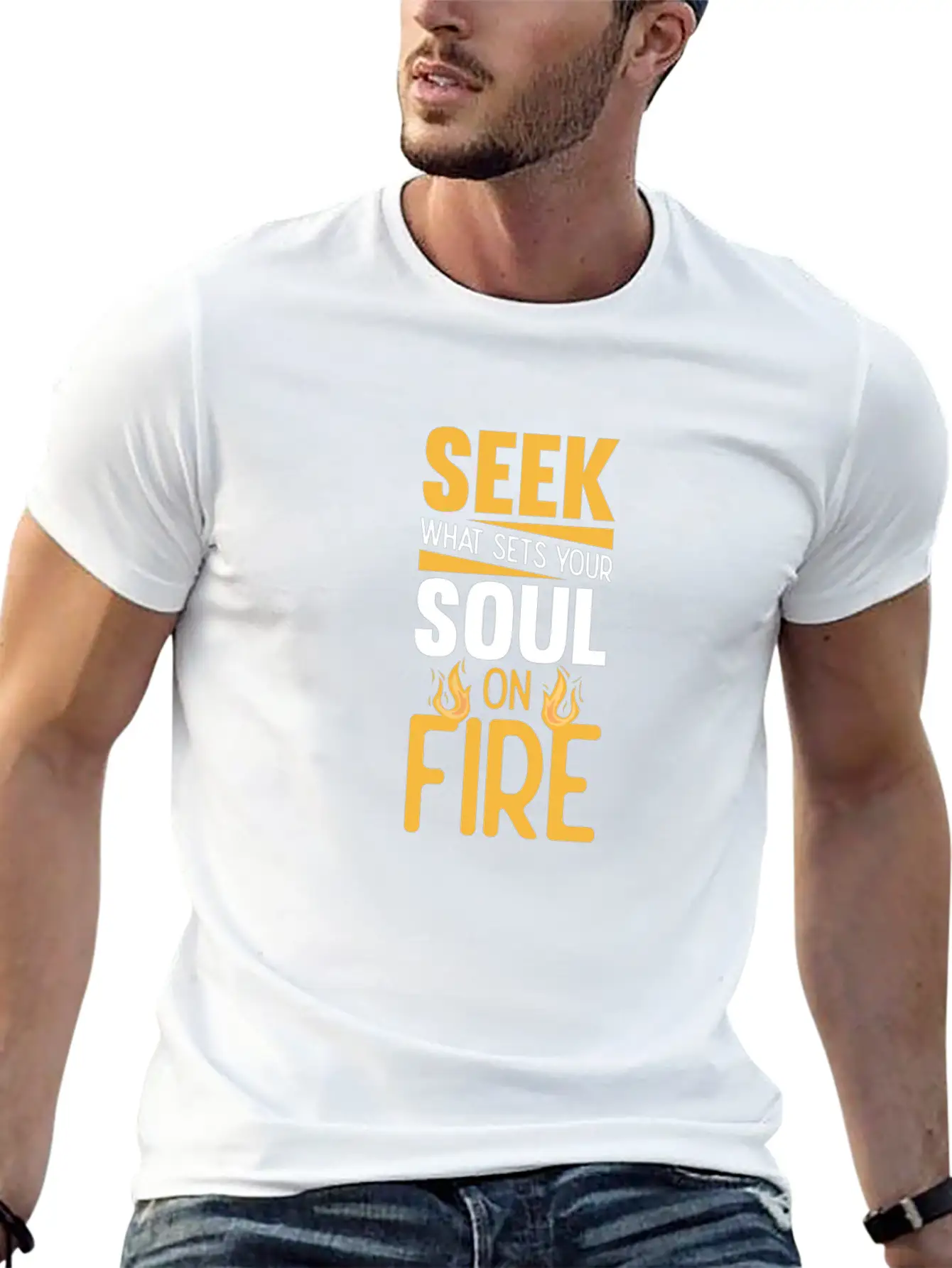 Soul Lightweight Cotton T-Shirt – Daily Comfort Graphic Shirt