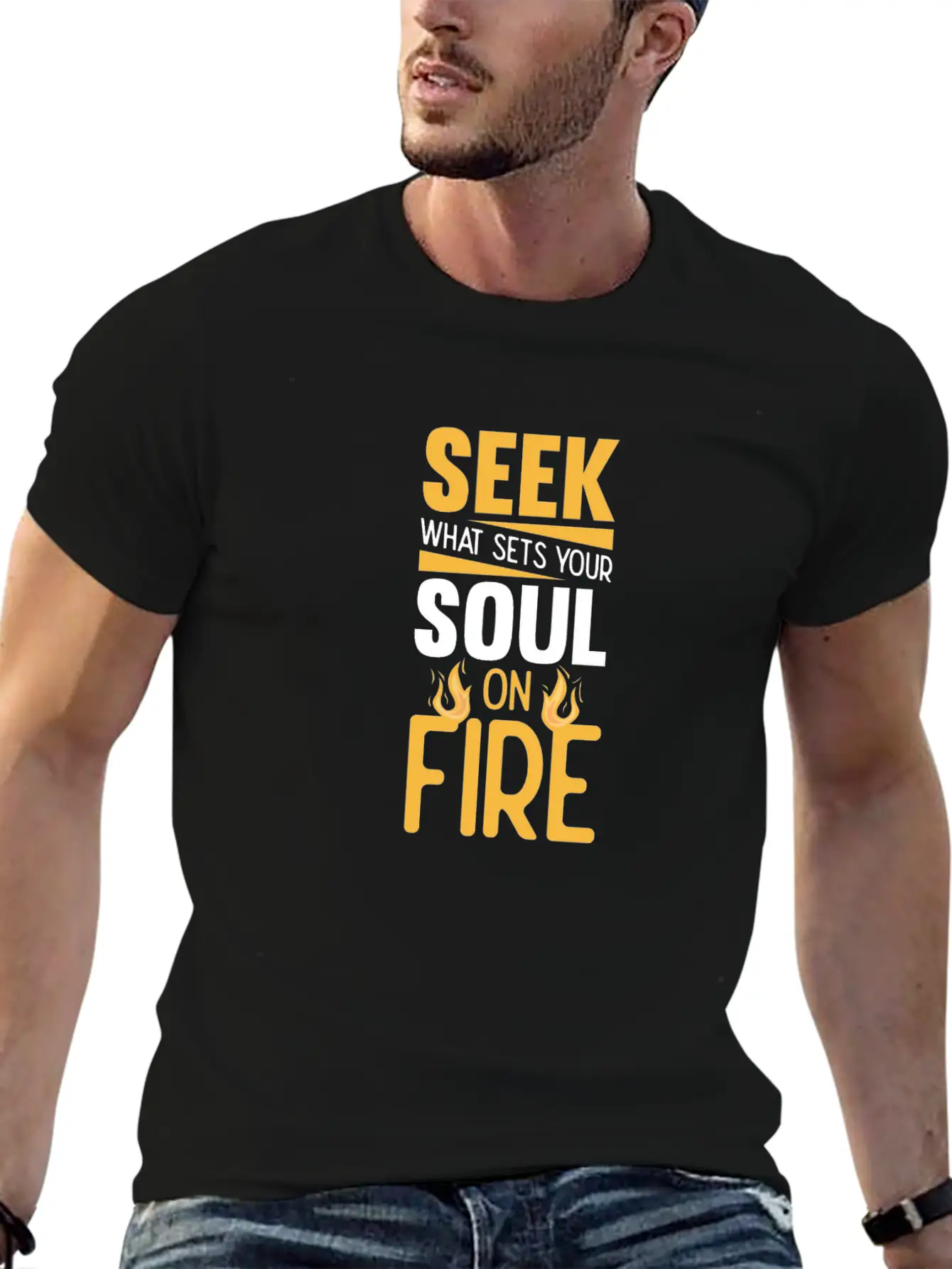 Soul Lightweight Cotton T-Shirt – Daily Comfort Graphic Shirt