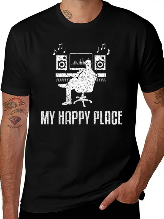 Sound Audio Engineer Music Producer Lightweight Cotton T-Shirt – Daily Comfort Graphic Shirt