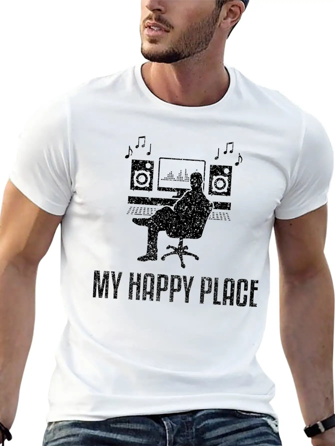 Sound Audio Engineer Music Producer Lightweight Cotton T-Shirt – Daily Comfort Graphic Shirt