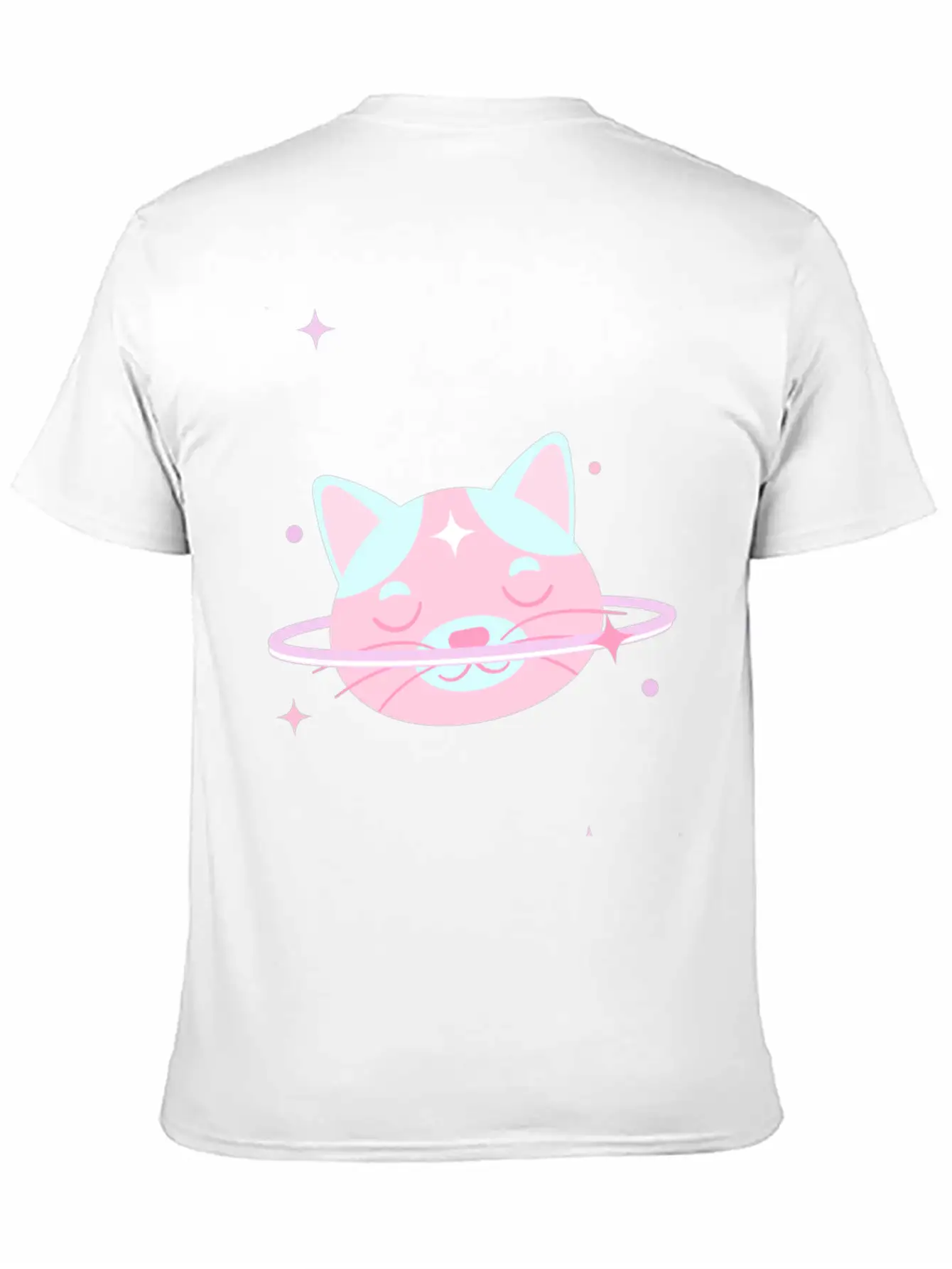 Space Cat Lightweight Cotton T-Shirt – Daily Comfort Graphic Shirt