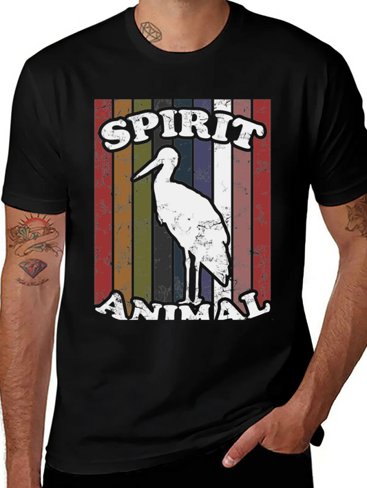 SPIRIT ANIMAL 1 Lightweight Cotton T-Shirt – Daily Comfort Graphic Shirt
