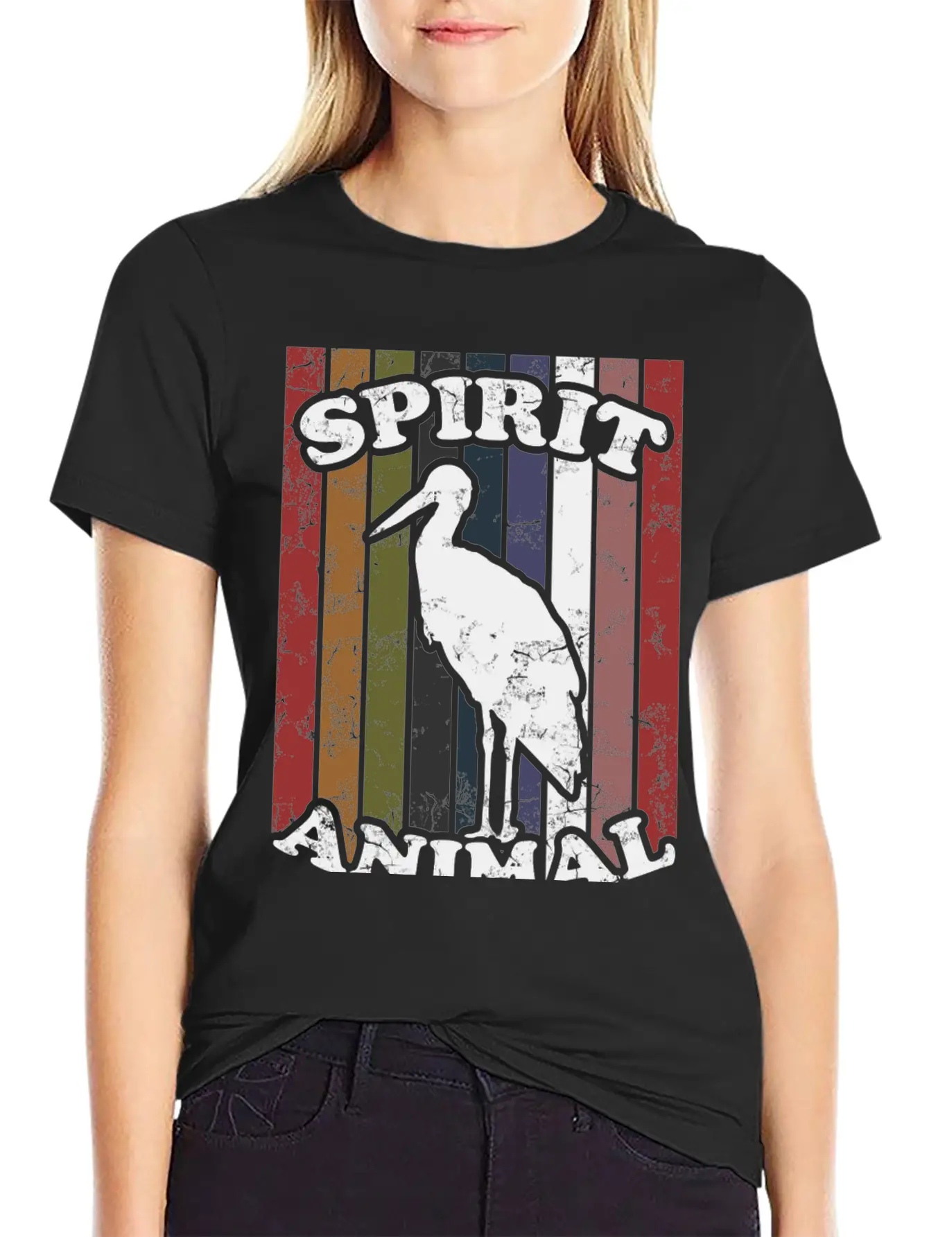 SPIRIT ANIMAL 1 Lightweight Cotton T-Shirt – Daily Comfort Graphic Shirt