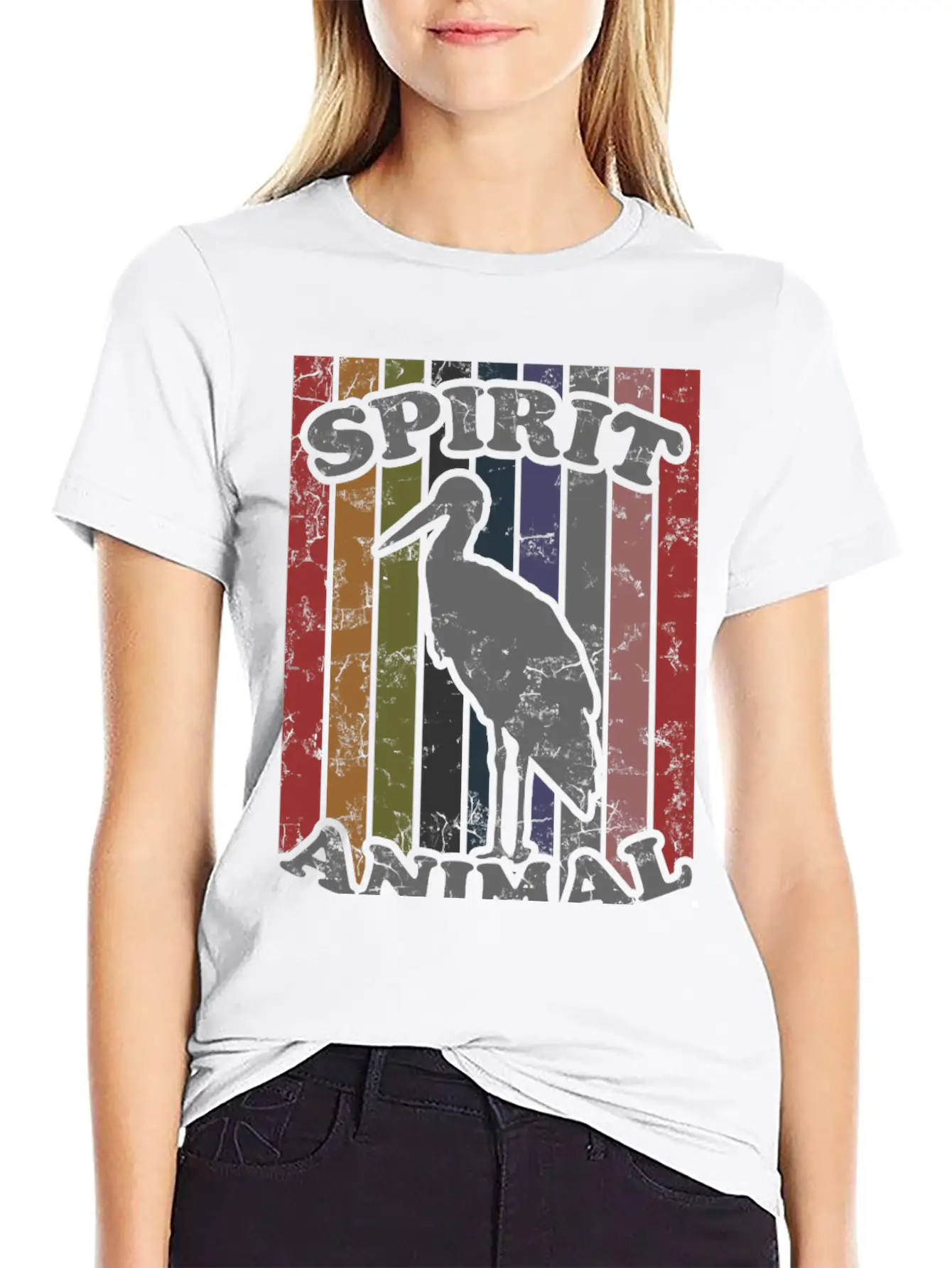 SPIRIT ANIMAL 1 Lightweight Cotton T-Shirt – Daily Comfort Graphic Shirt
