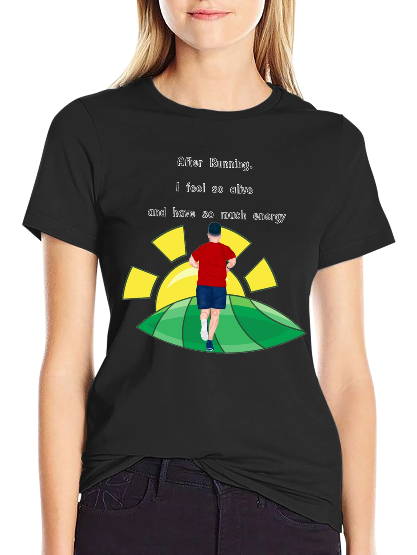 After Running Tee: Alive & Energetic