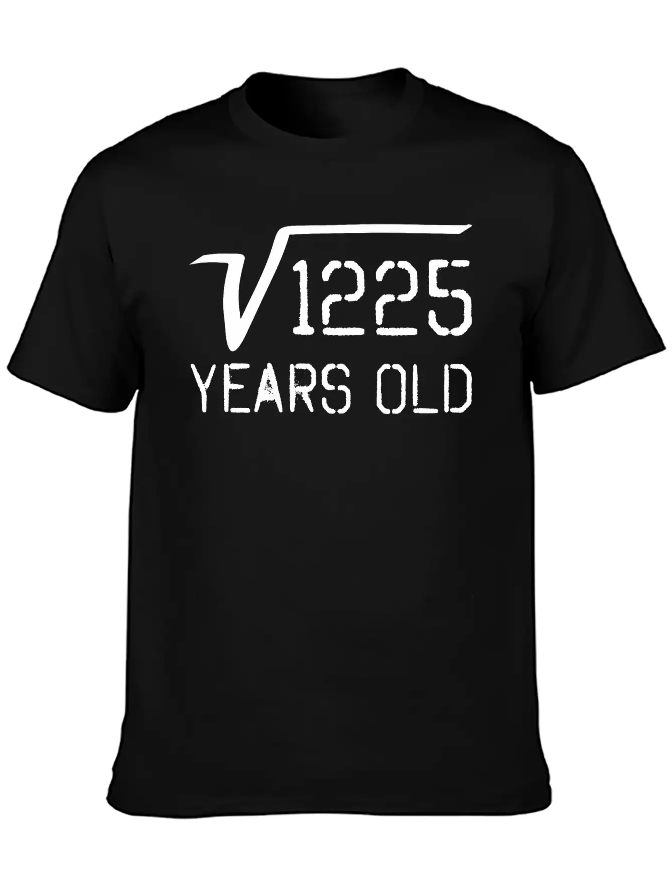 Square Root Of 1225 35 Years Old Lightweight Cotton T-Shirt – Daily Comfort Graphic Shirt