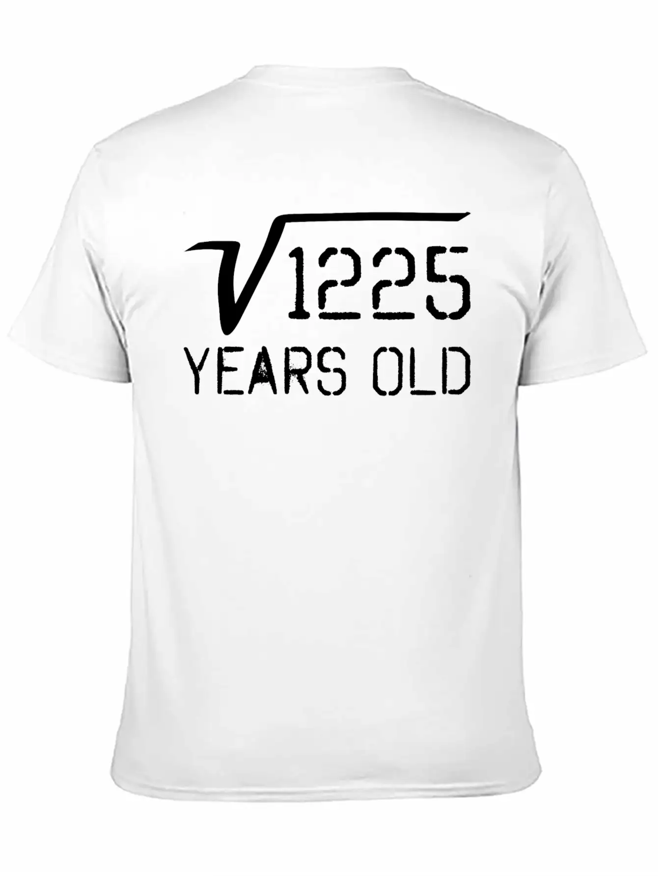 Square Root Of 1225 35 Years Old Lightweight Cotton T-Shirt – Daily Comfort Graphic Shirt