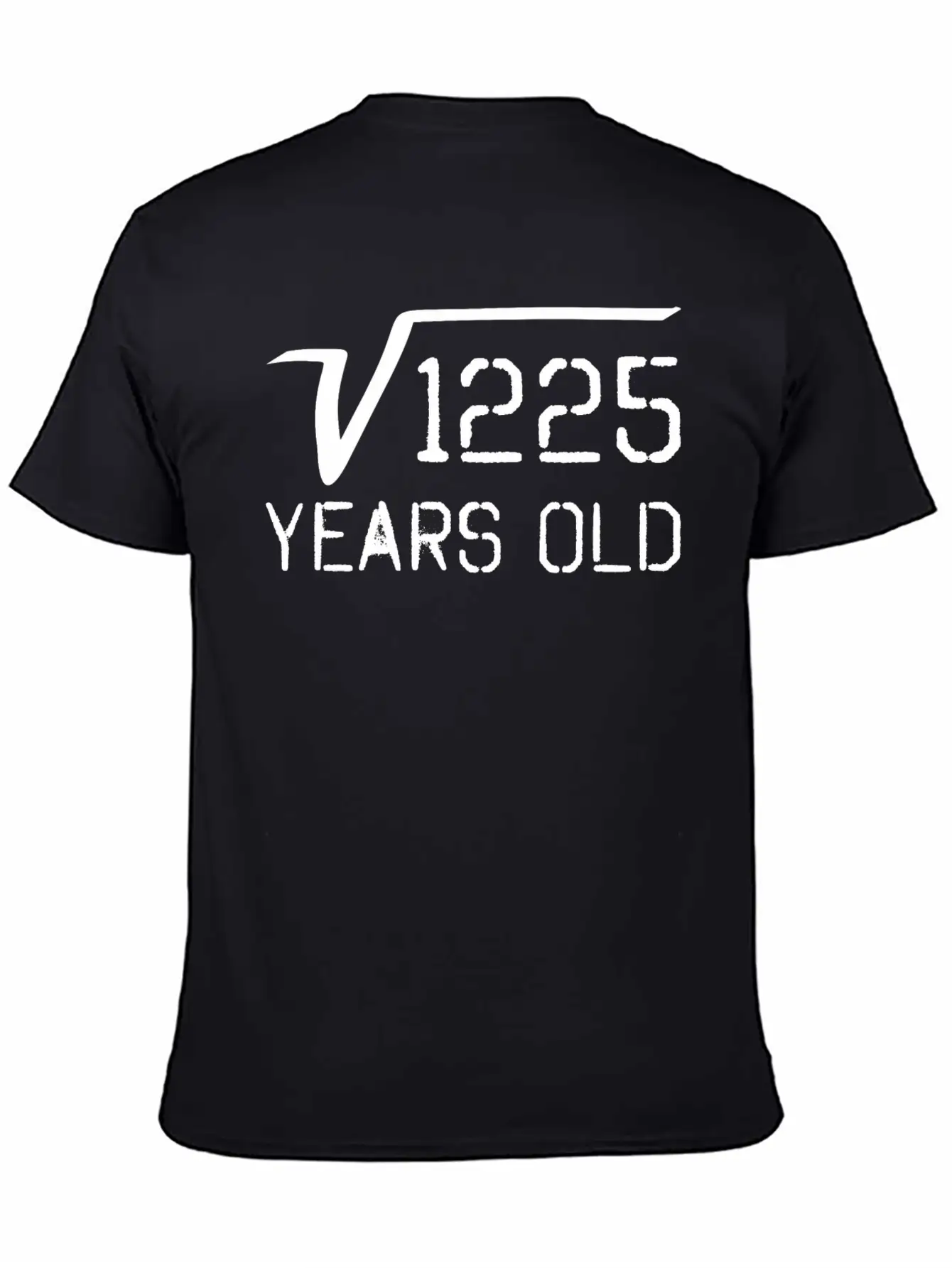 Square Root Of 1225 35 Years Old Lightweight Cotton T-Shirt – Daily Comfort Graphic Shirt