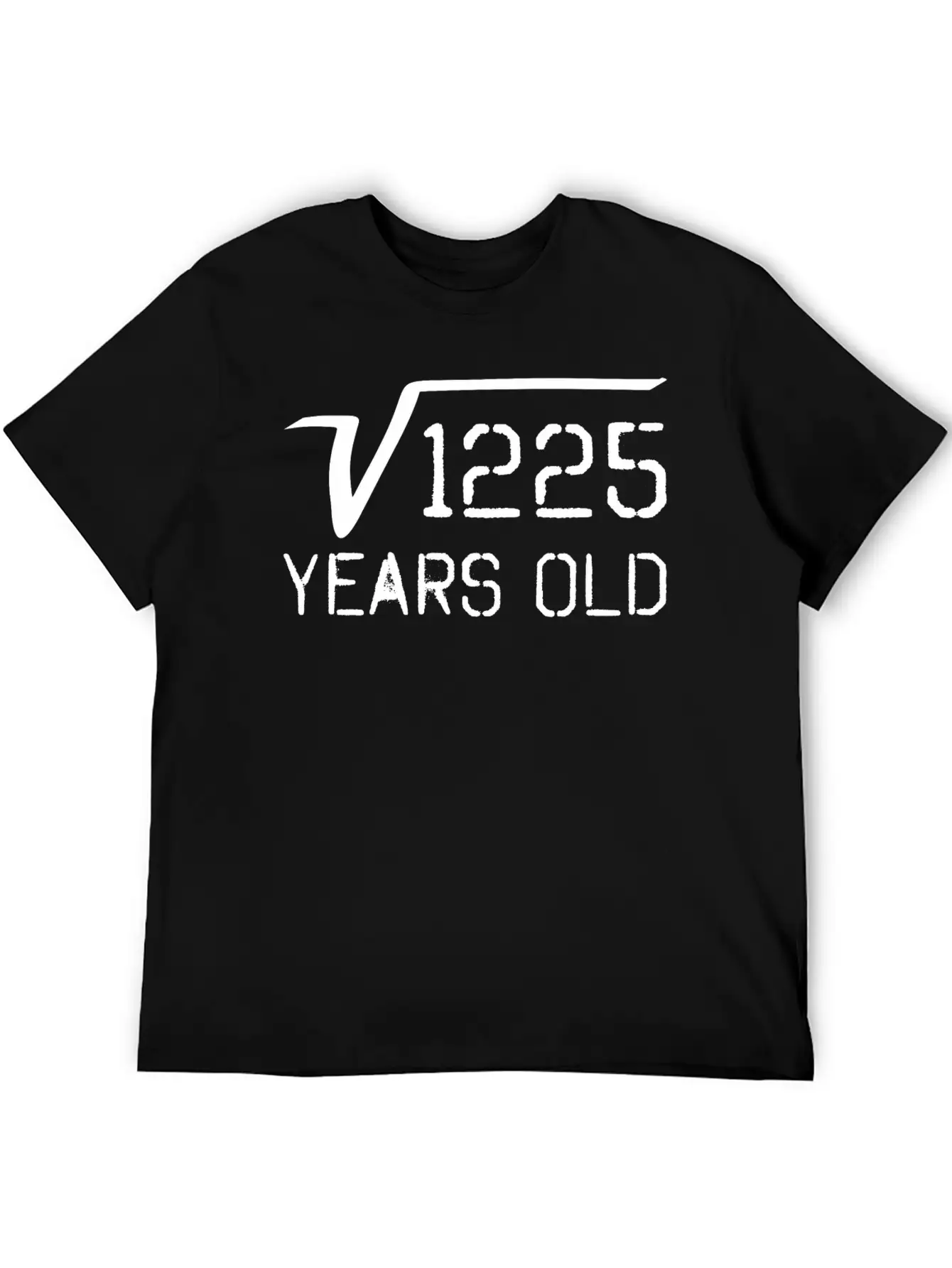 Square Root Of 1225 35 Years Old Lightweight Cotton T-Shirt – Daily Comfort Graphic Shirt