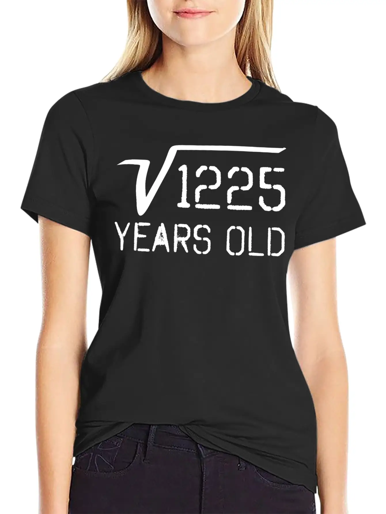 Square Root Of 1225 35 Years Old Lightweight Cotton T-Shirt – Daily Comfort Graphic Shirt