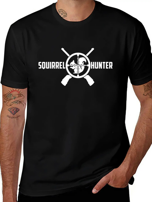 Squirrel Hunter Target Hunting Outdoor Game Sports Lightweight Cotton T-Shirt – Daily Comfort Graphic Shirt