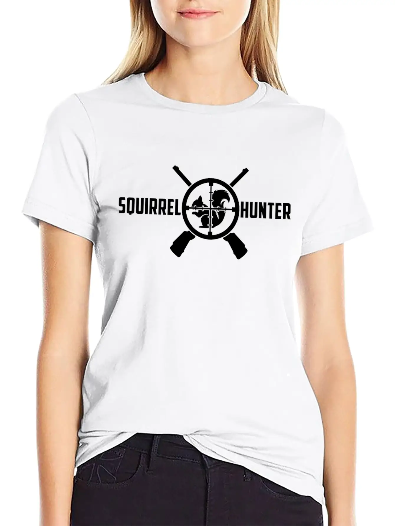 Squirrel Hunter Target Hunting Outdoor Game Sports Lightweight Cotton T-Shirt – Daily Comfort Graphic Shirt