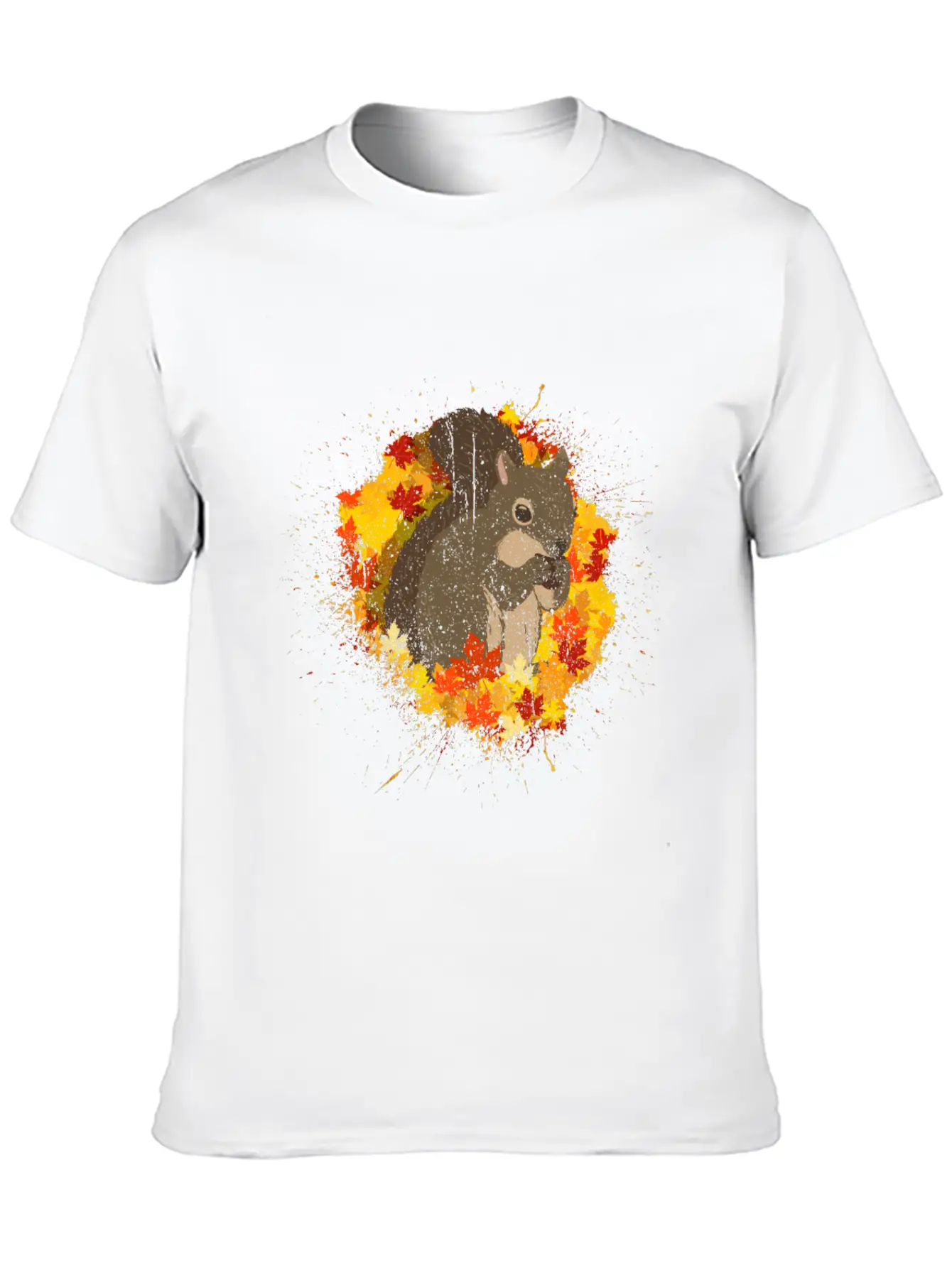 Squirrel Rodent Chipmunk Nuts Animal Lightweight Cotton T-Shirt – Daily Comfort Graphic Shirt