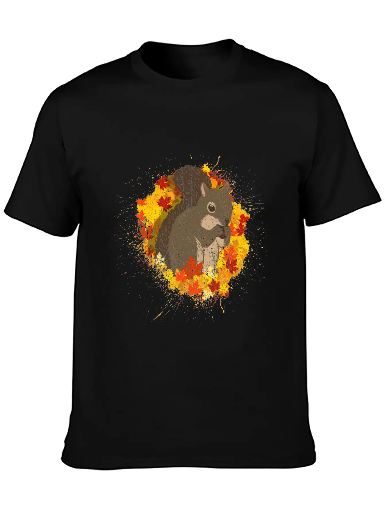 Squirrel Rodent Chipmunk Nuts Animal Lightweight Cotton T-Shirt – Daily Comfort Graphic Shirt