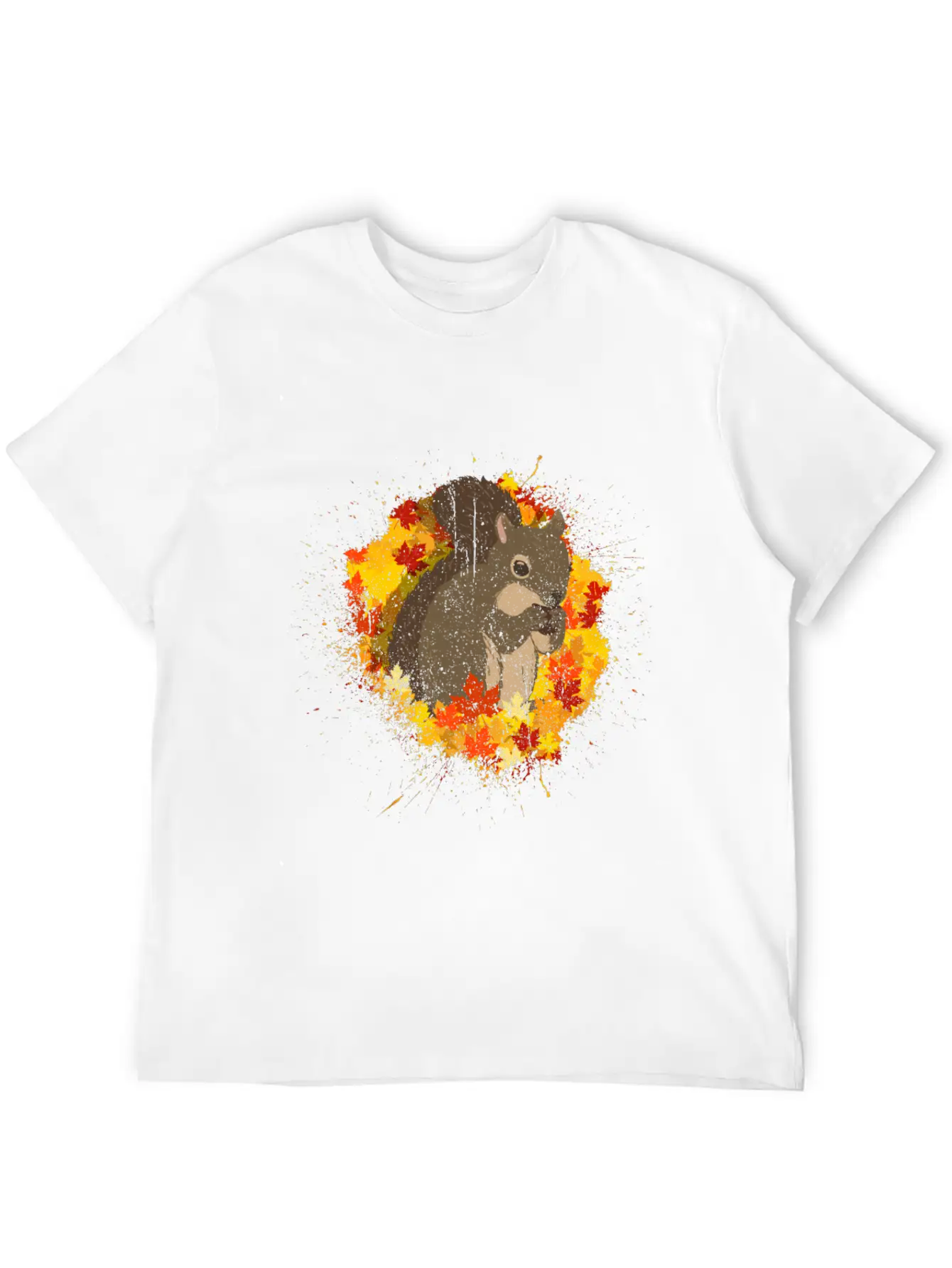 Squirrel Rodent Chipmunk Nuts Animal Lightweight Cotton T-Shirt – Daily Comfort Graphic Shirt