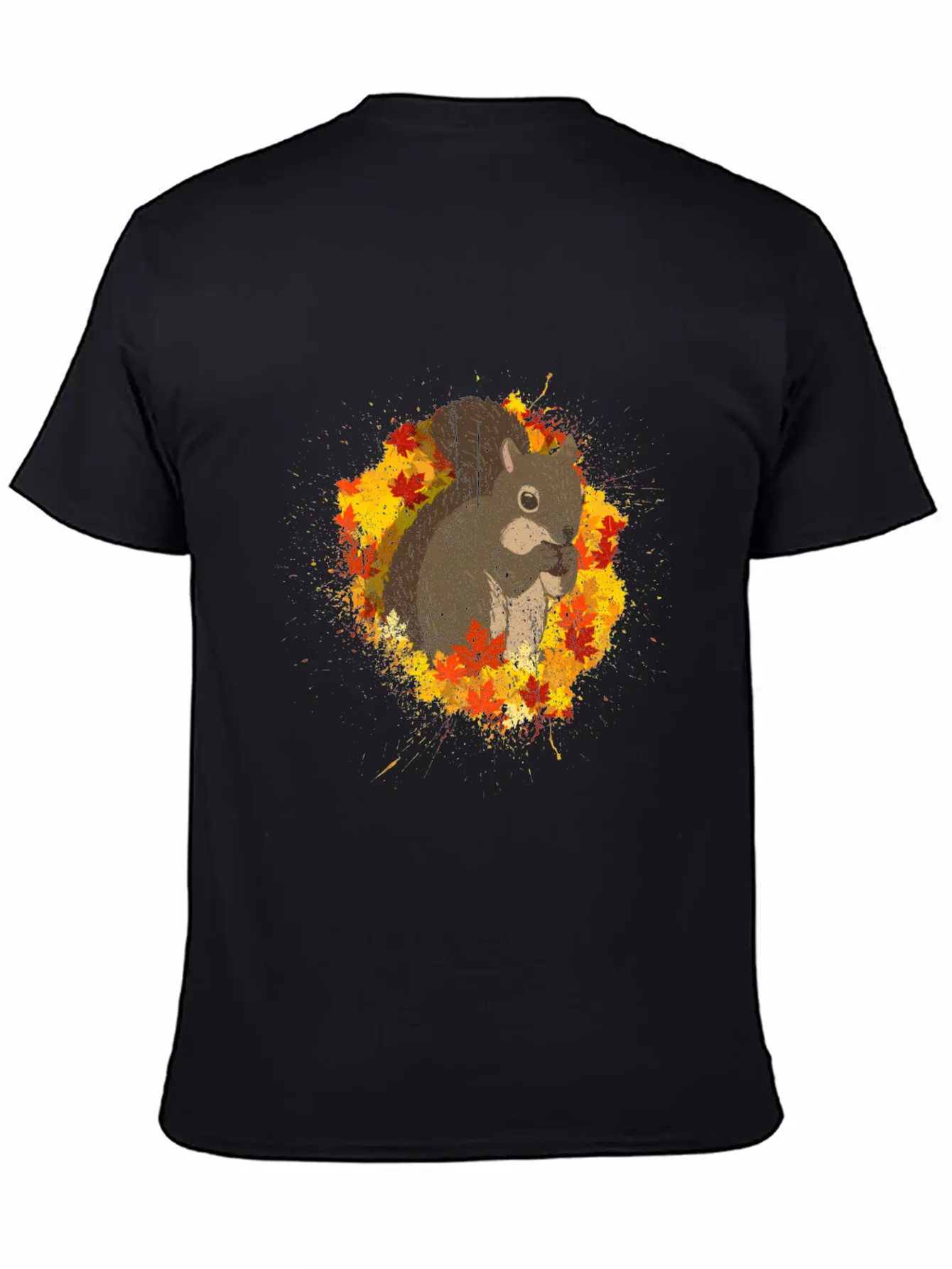 Squirrel Rodent Chipmunk Nuts Animal Lightweight Cotton T-Shirt – Daily Comfort Graphic Shirt